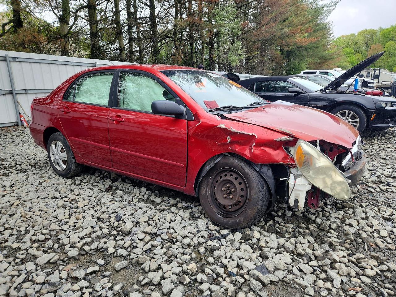 2008 Toyota Corolla Le Red vin: 2T1BR30E68C925475