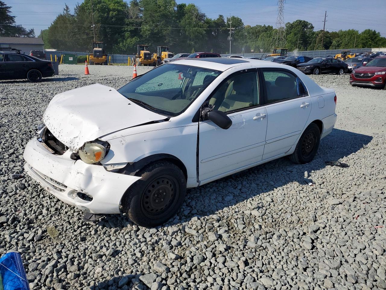 2005 Toyota Corolla Le Белый vin: 2T1BR30E75C491353