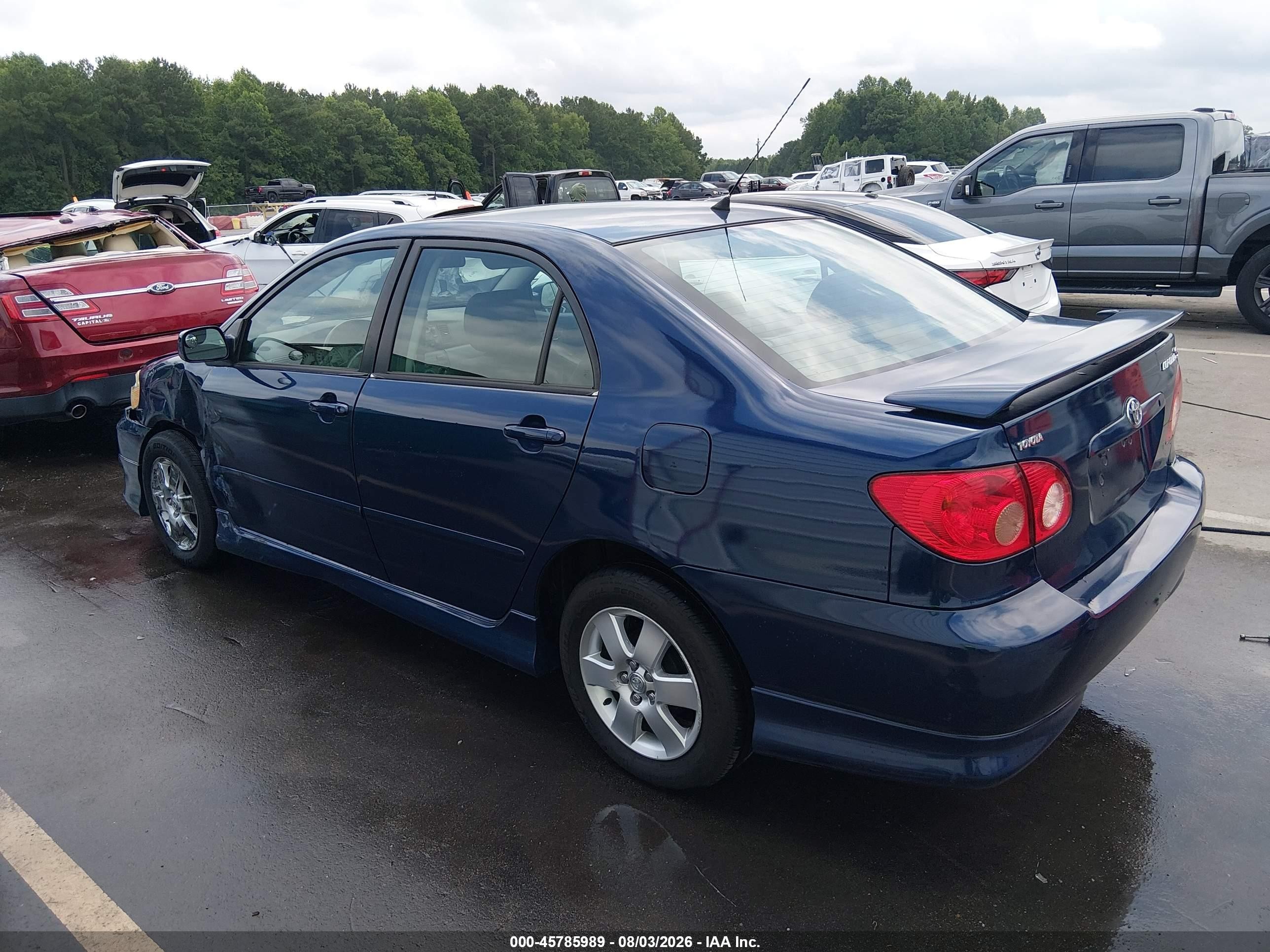 2006 Toyota Corolla S Blue vin: 2T1BR30E76C602873