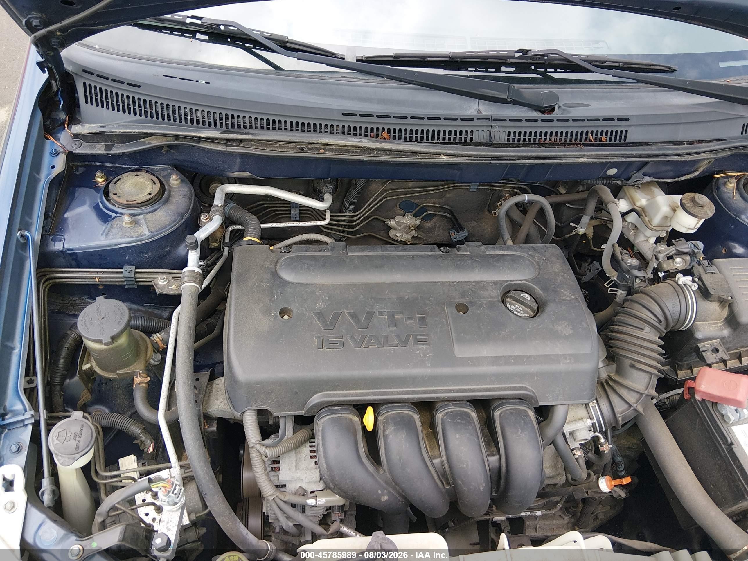 2006 Toyota Corolla S Blue vin: 2T1BR30E76C602873