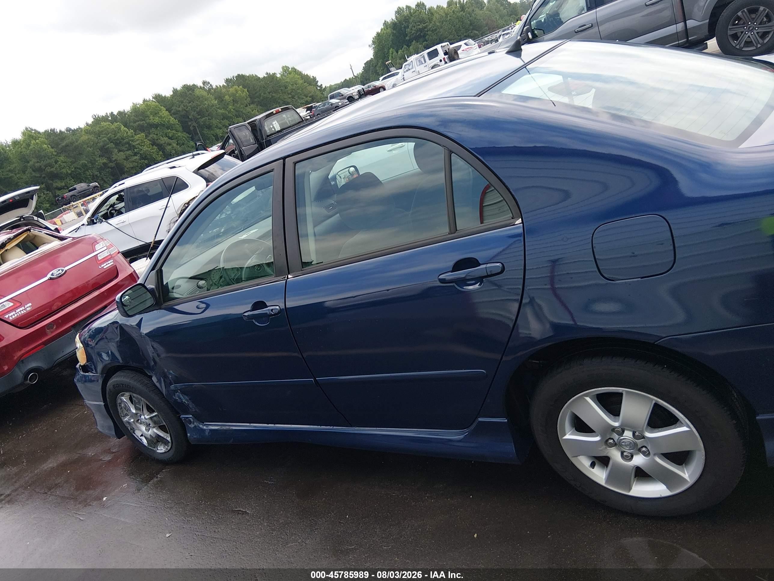 2006 Toyota Corolla S Blue vin: 2T1BR30E76C602873