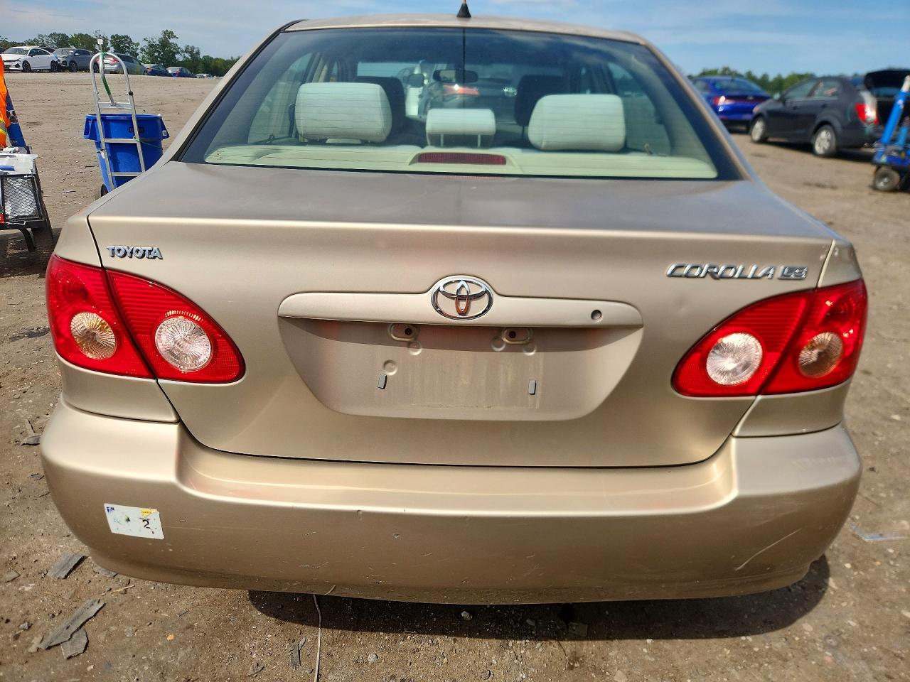 2006 Toyota Corolla Le Tan vin: 2T1BR30E76C690968