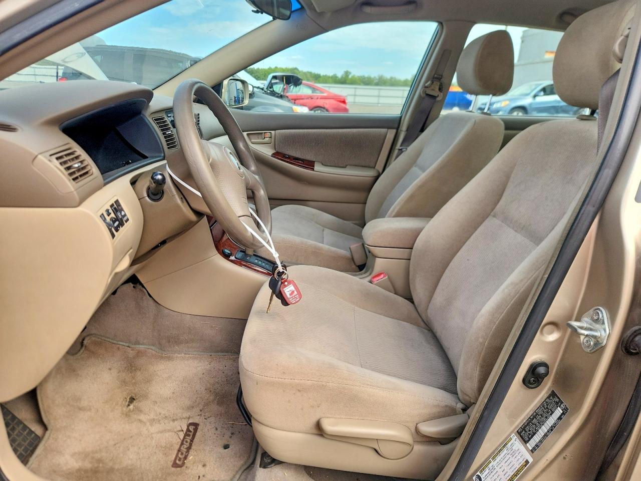 2006 Toyota Corolla Le Tan vin: 2T1BR30E76C690968