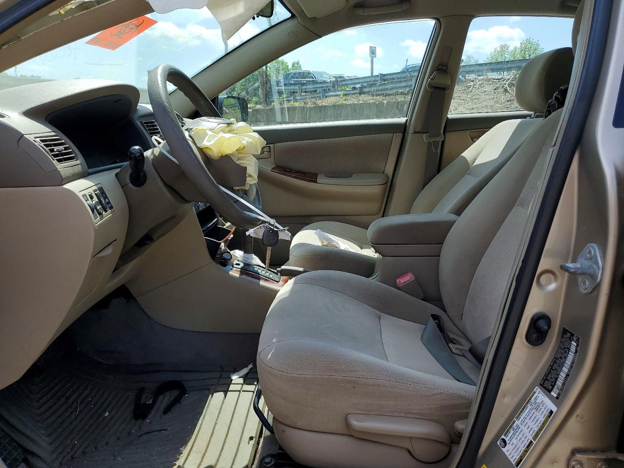 2006 Toyota Corolla Tan vin: 2T1BR30E76C694731