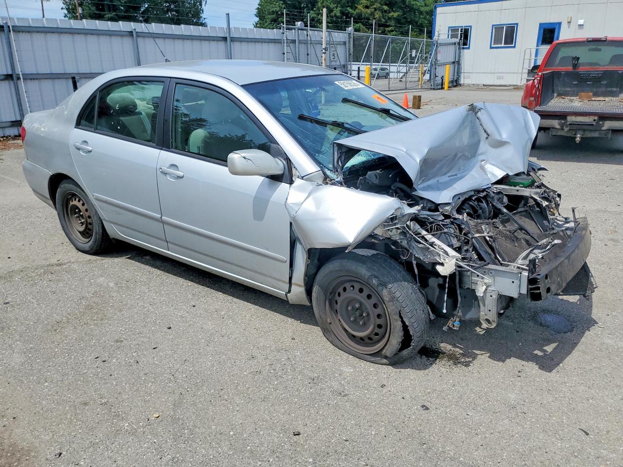 2007 Toyota Corolla Le Серебряный vin: 2T1BR30E77C724022