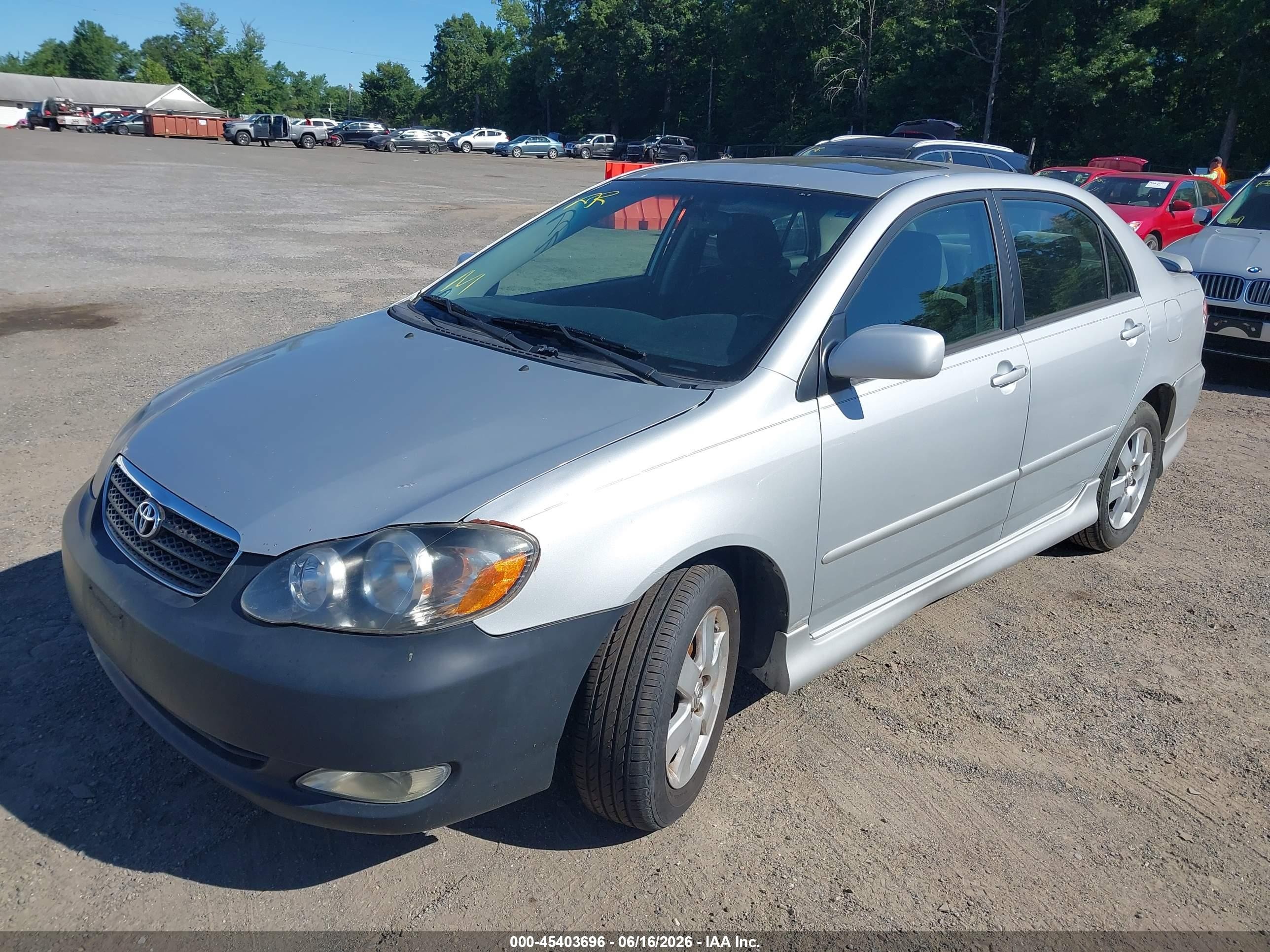 2008 Toyota Corolla S Gray vin: 2T1BR30E78C884323