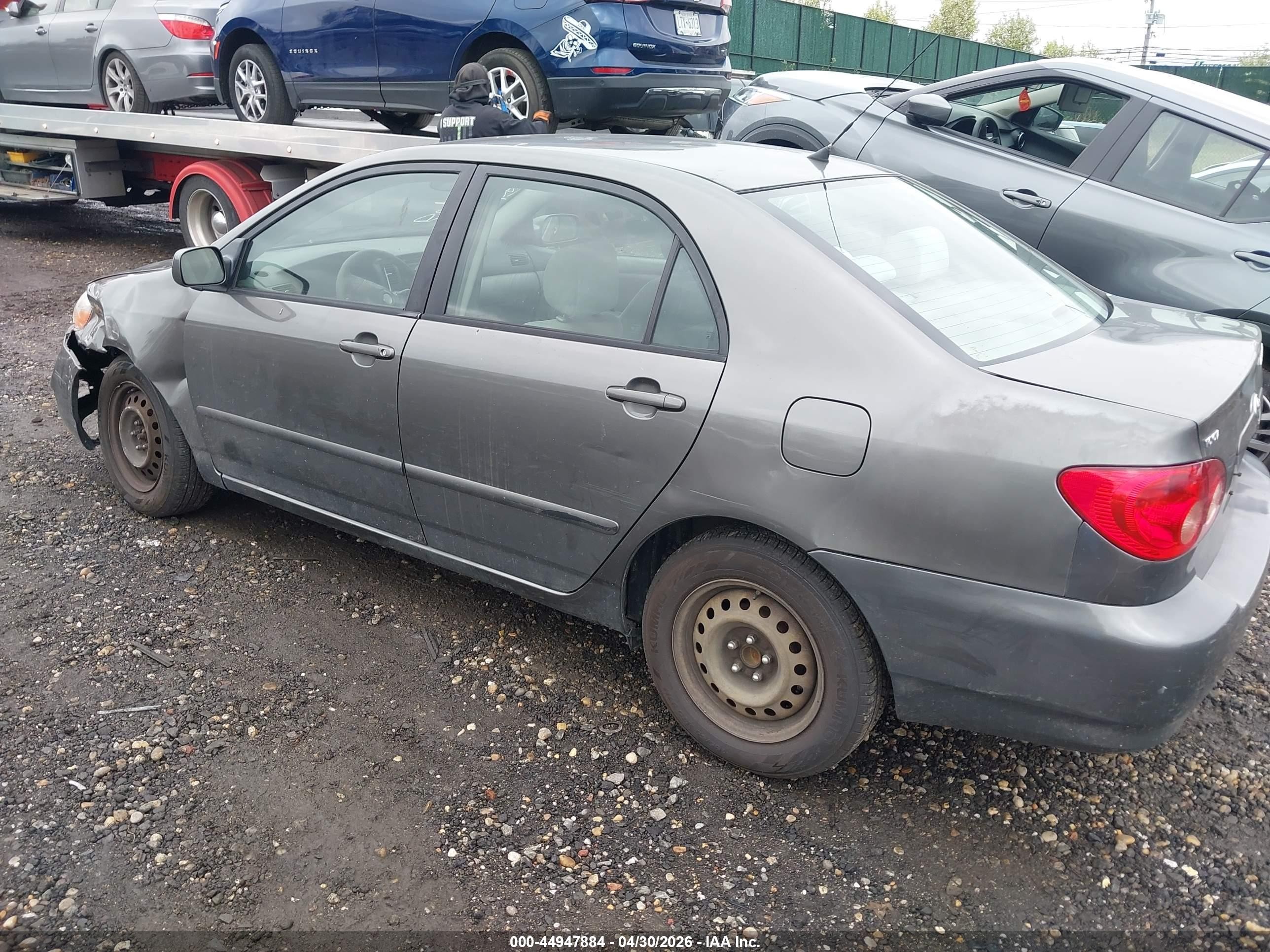 2008 Toyota Corolla Le Gray vin: 2T1BR30E88C916003