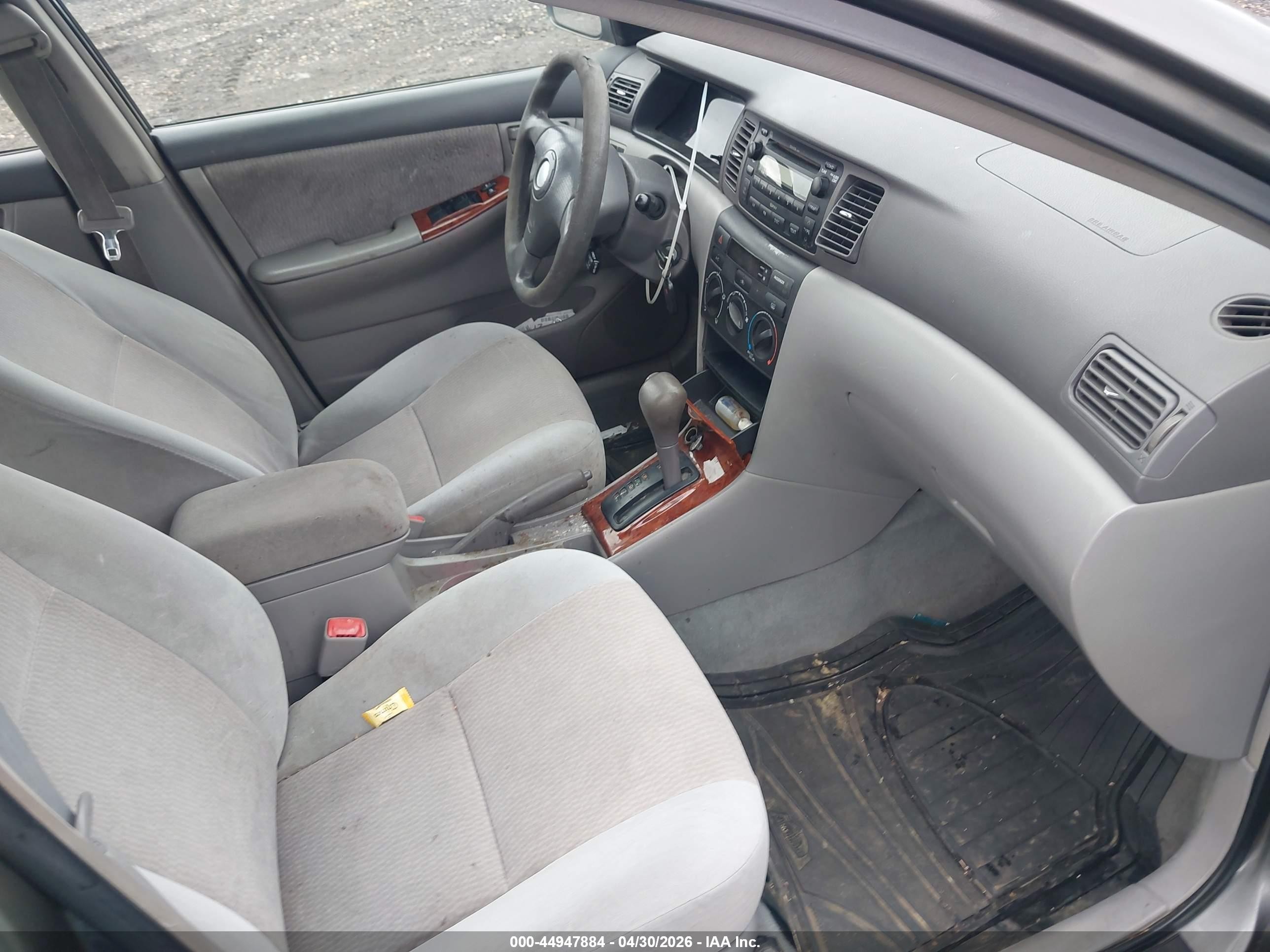 2008 Toyota Corolla Le Gray vin: 2T1BR30E88C916003