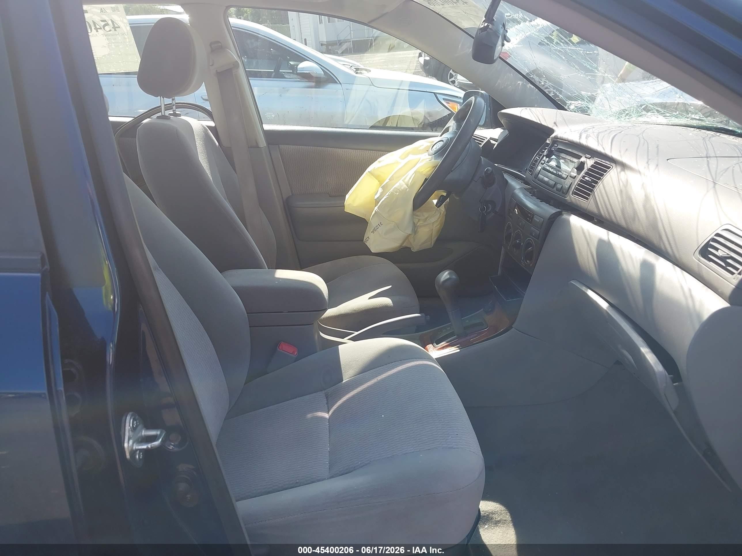 2005 Toyota Corolla Le Blue vin: 2T1BR30E95C432563