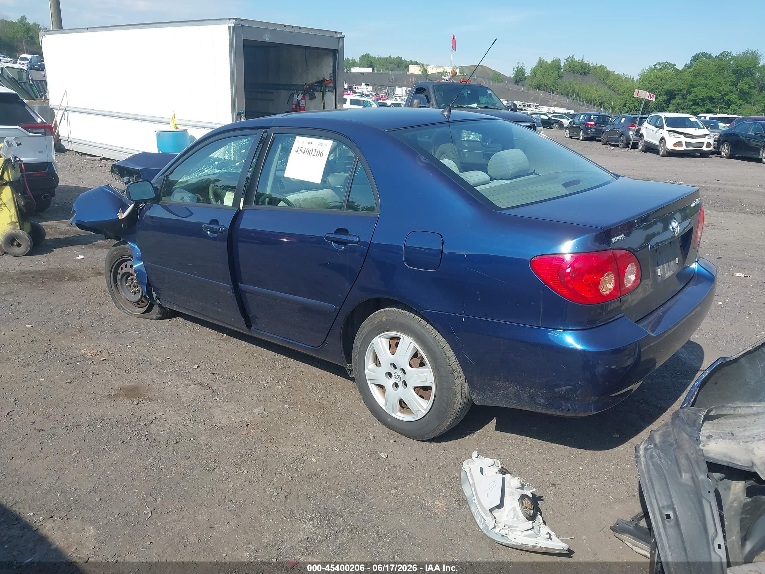 2005 Toyota Corolla Le Blue vin: 2T1BR30E95C432563