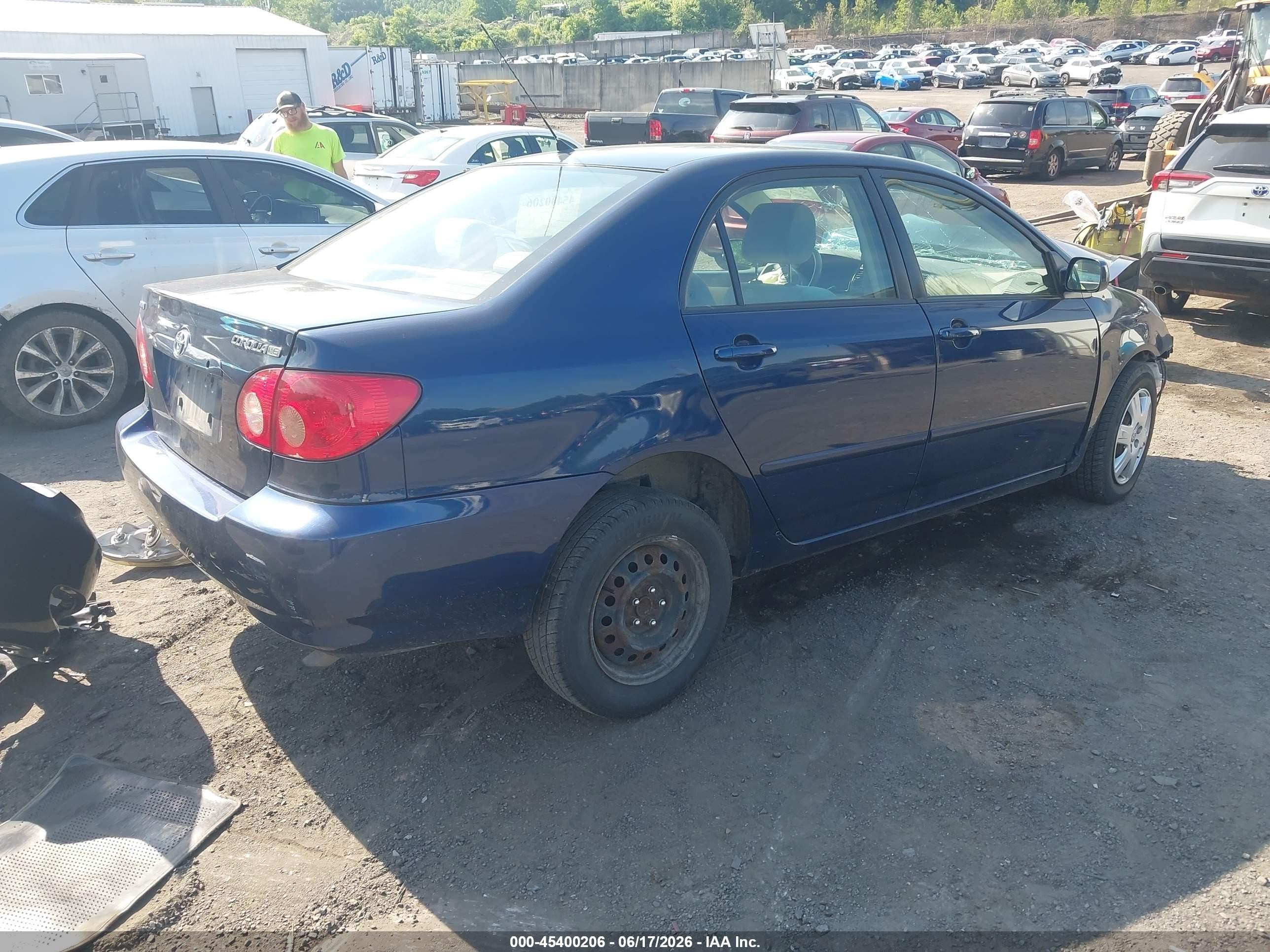 2005 Toyota Corolla Le Blue vin: 2T1BR30E95C432563