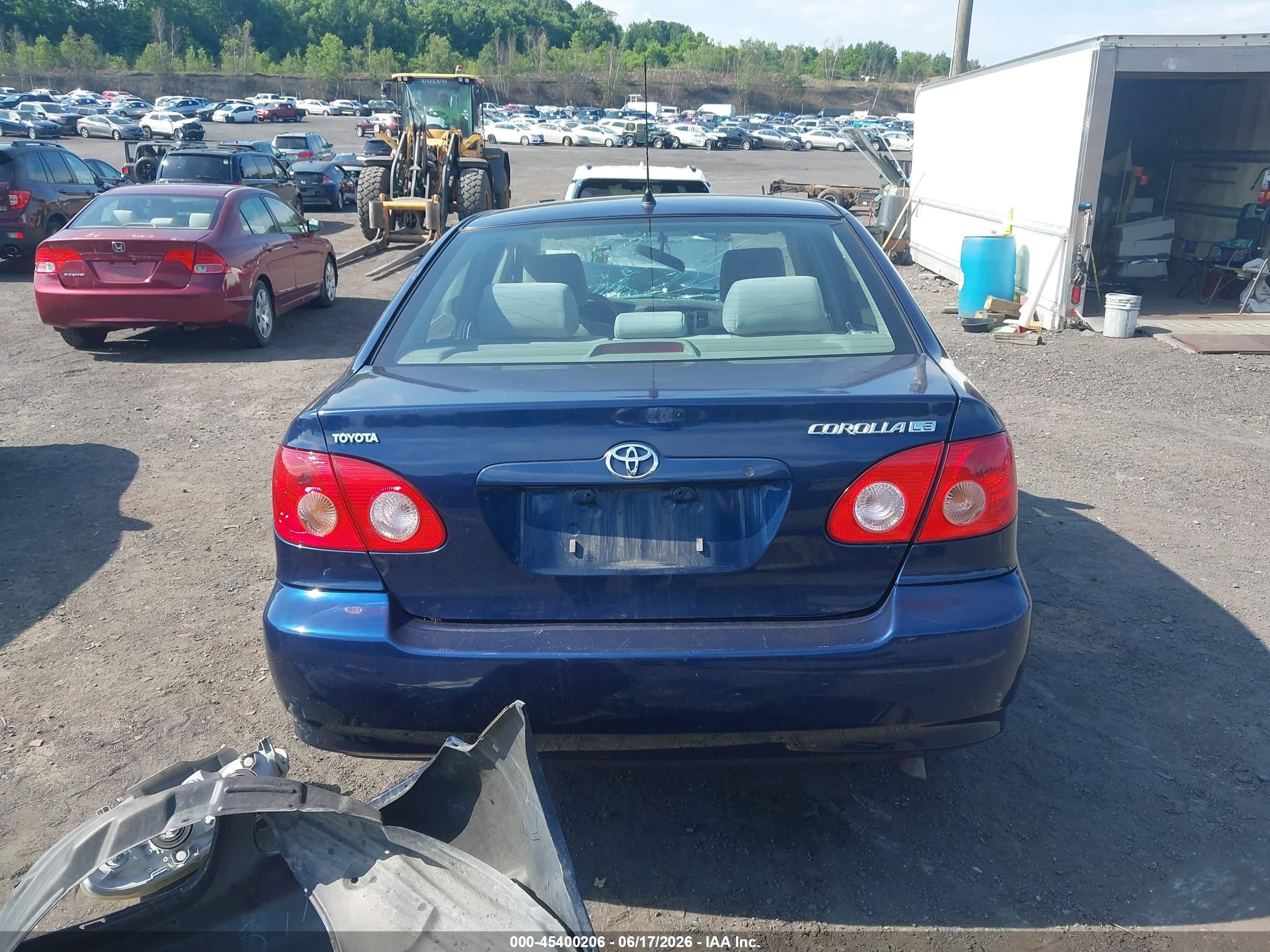2005 Toyota Corolla Le Blue vin: 2T1BR30E95C432563