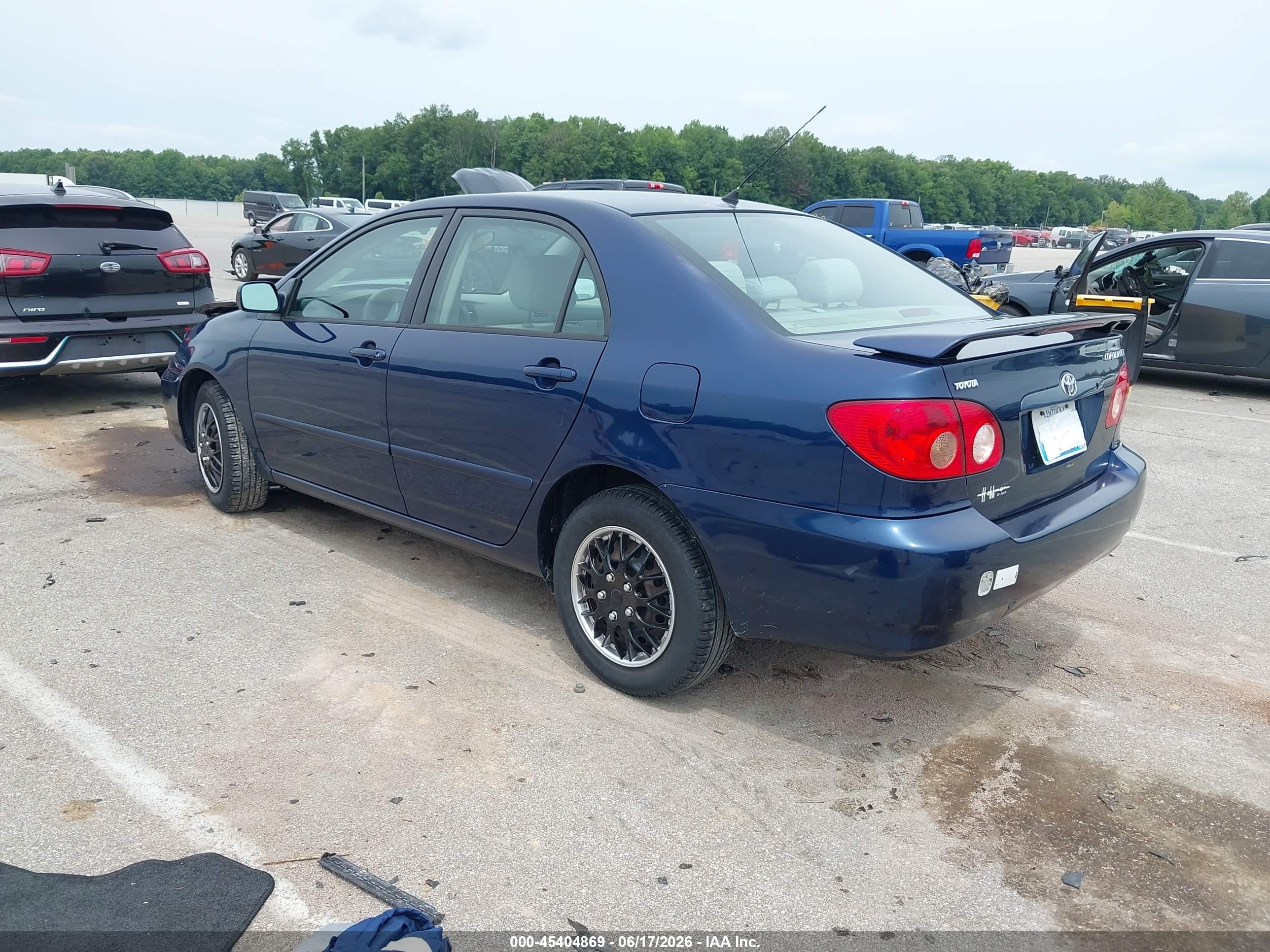 2006 Toyota Corolla Le Blue vin: 2T1BR30E96C680829