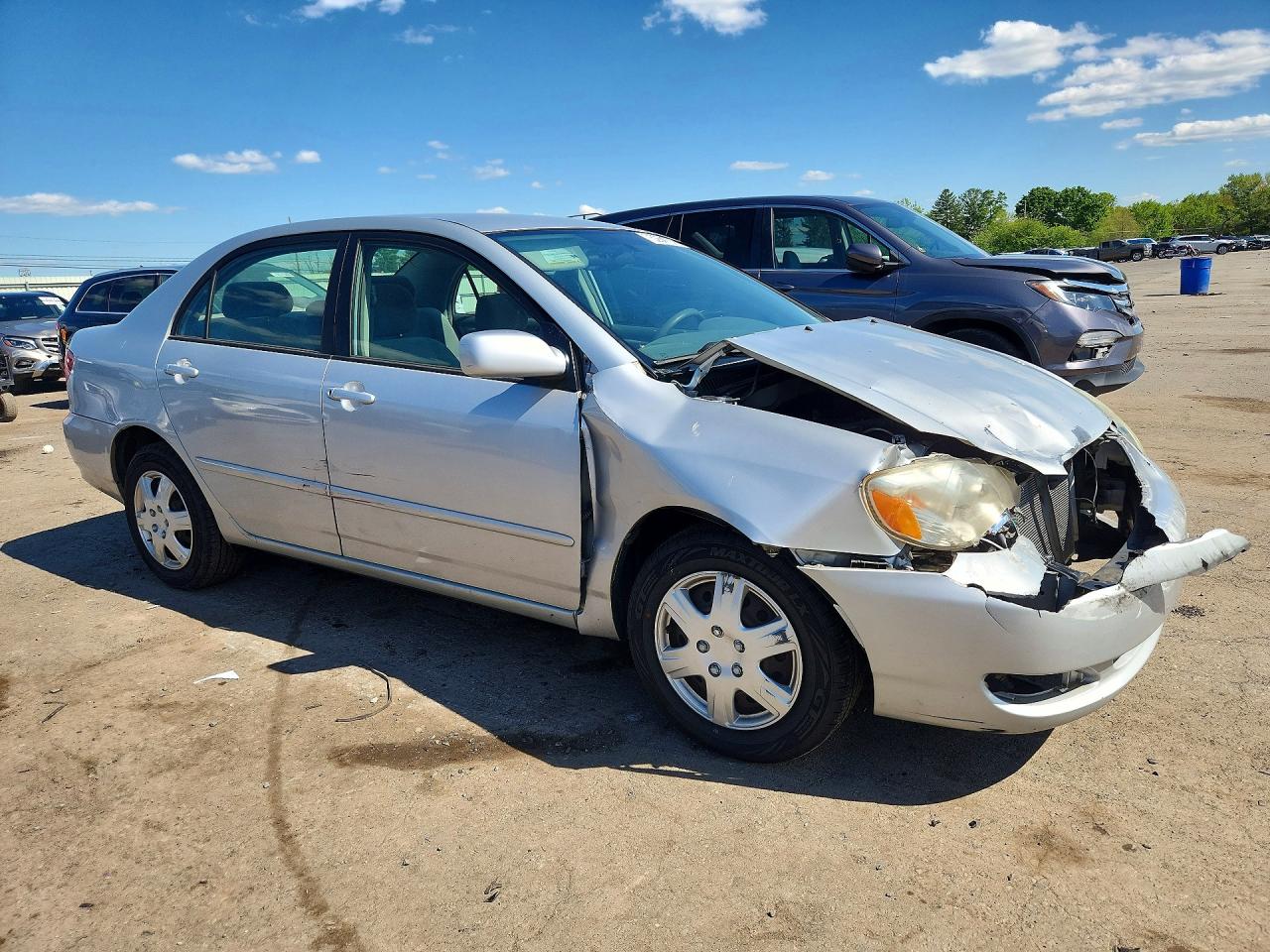 2007 Toyota Corolla Le Silver vin: 2T1BR30E97C722840