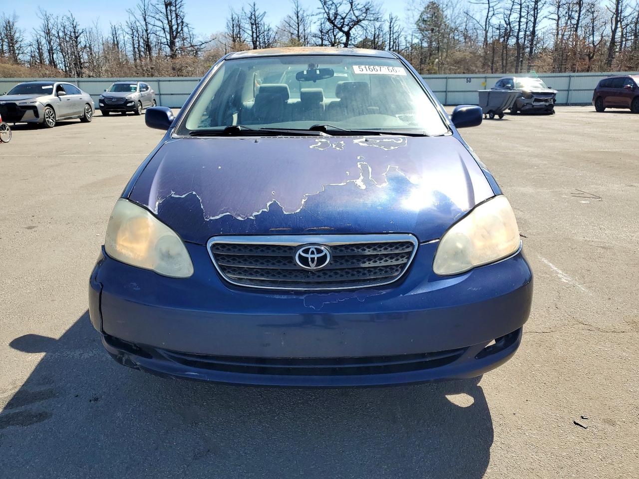 2007 Toyota Corolla Le Blue vin: 2T1BR30E97C832674