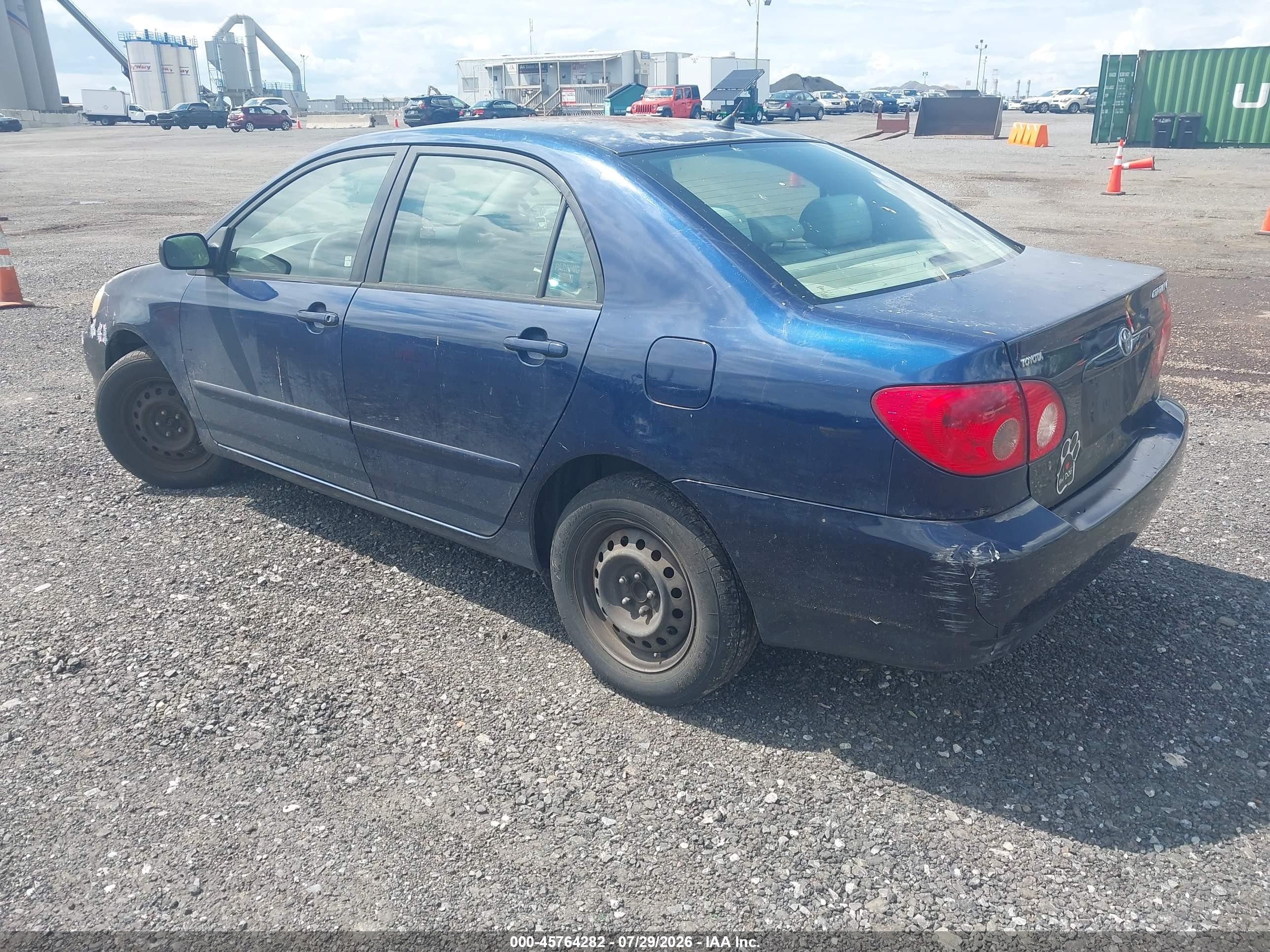 2008 Toyota Corolla Le Синий vin: 2T1BR30E98C860475