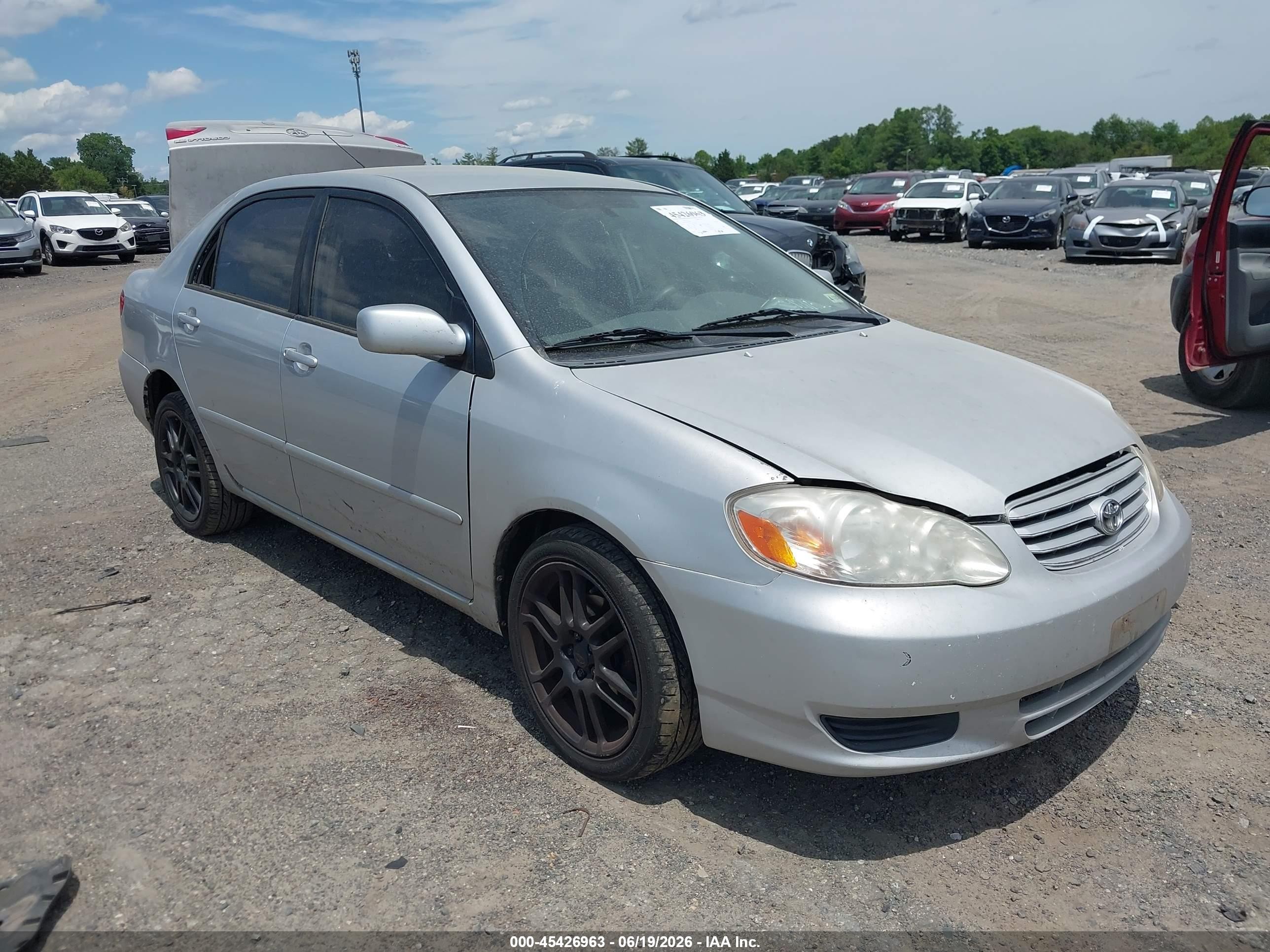 2005 Toyota Corolla Le Silver vin: 2T1BR30EX5C448691