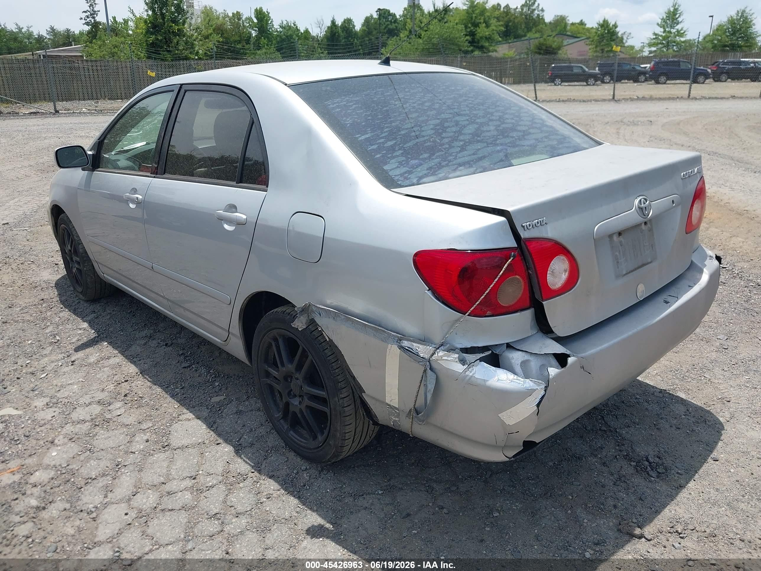 2005 Toyota Corolla Le Silver vin: 2T1BR30EX5C448691