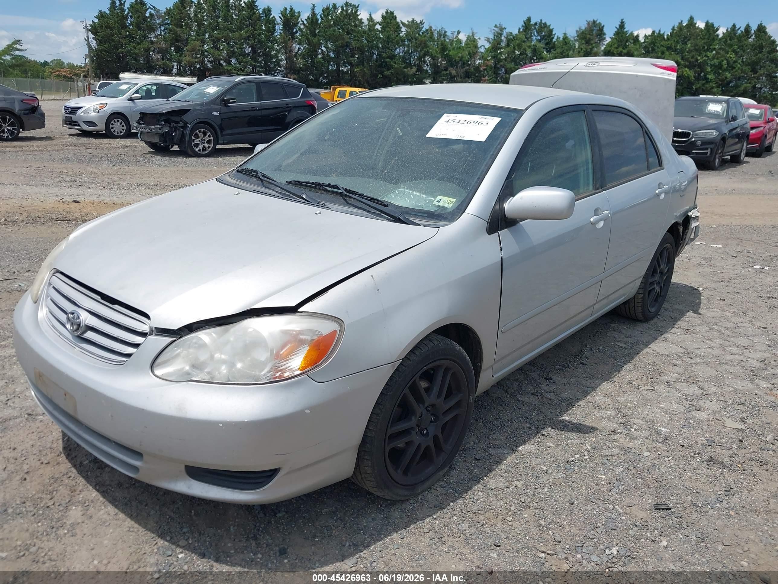 2005 Toyota Corolla Le Silver vin: 2T1BR30EX5C448691
