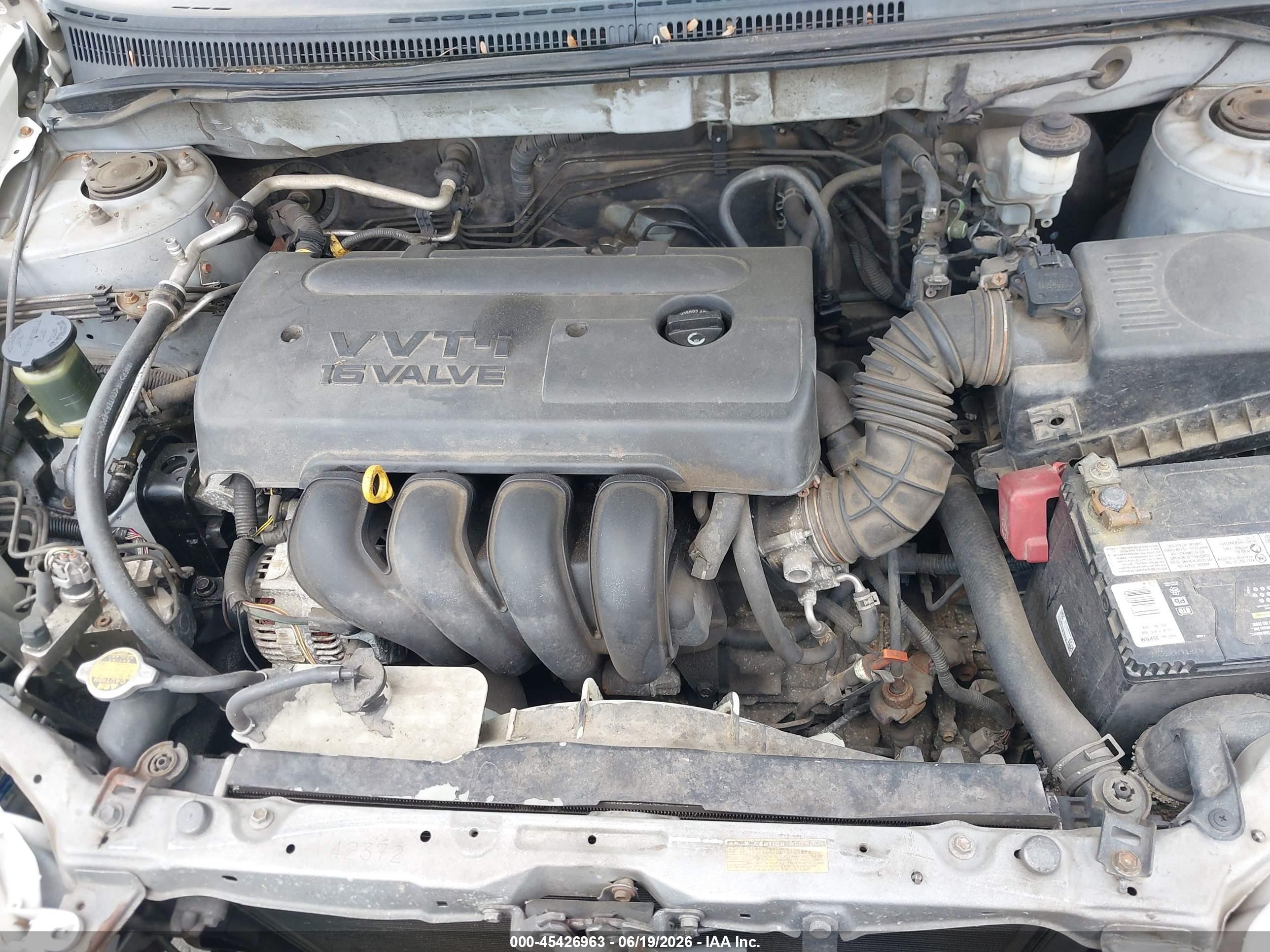 2005 Toyota Corolla Le Silver vin: 2T1BR30EX5C448691