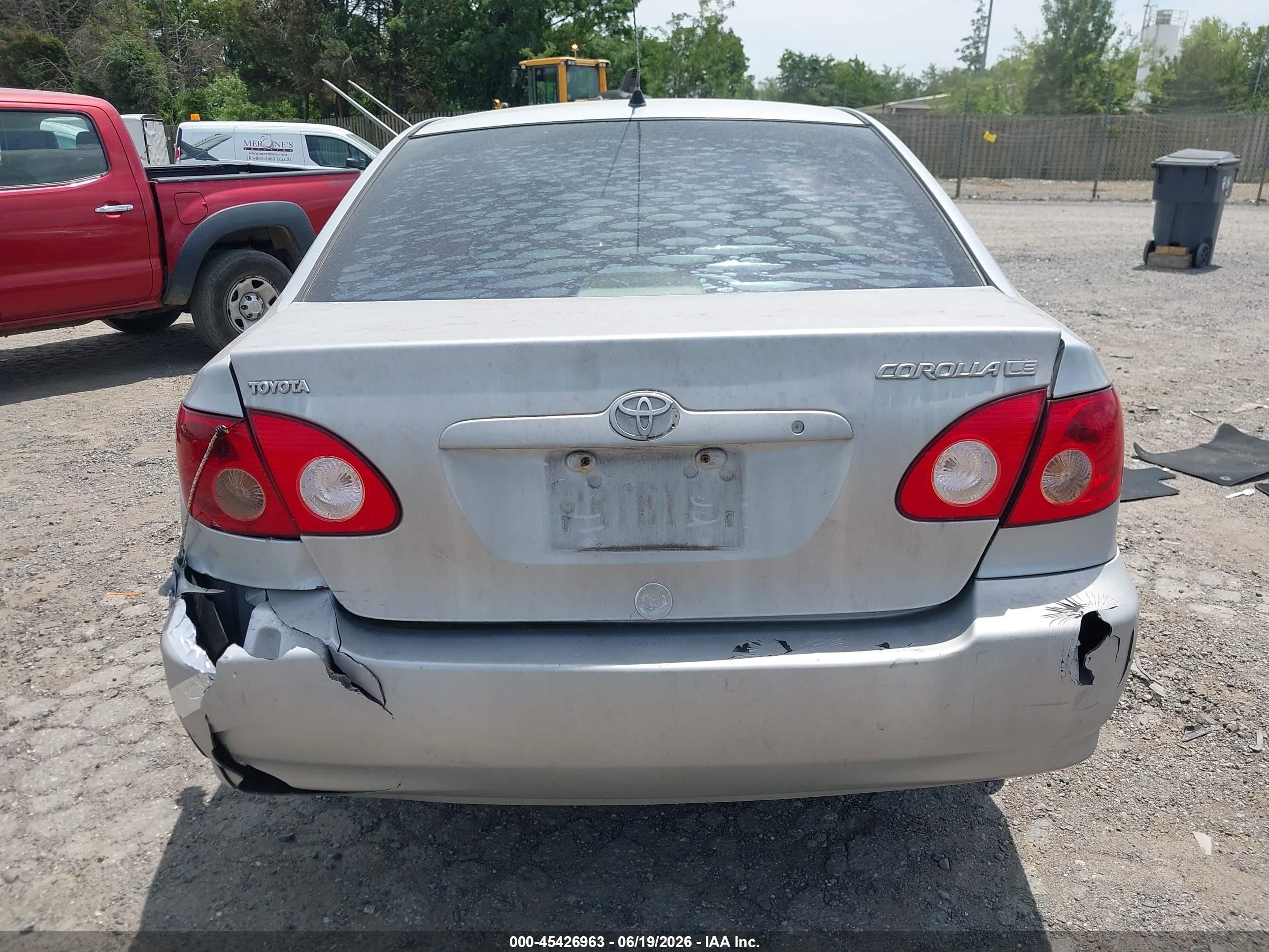 2005 Toyota Corolla Le Silver vin: 2T1BR30EX5C448691