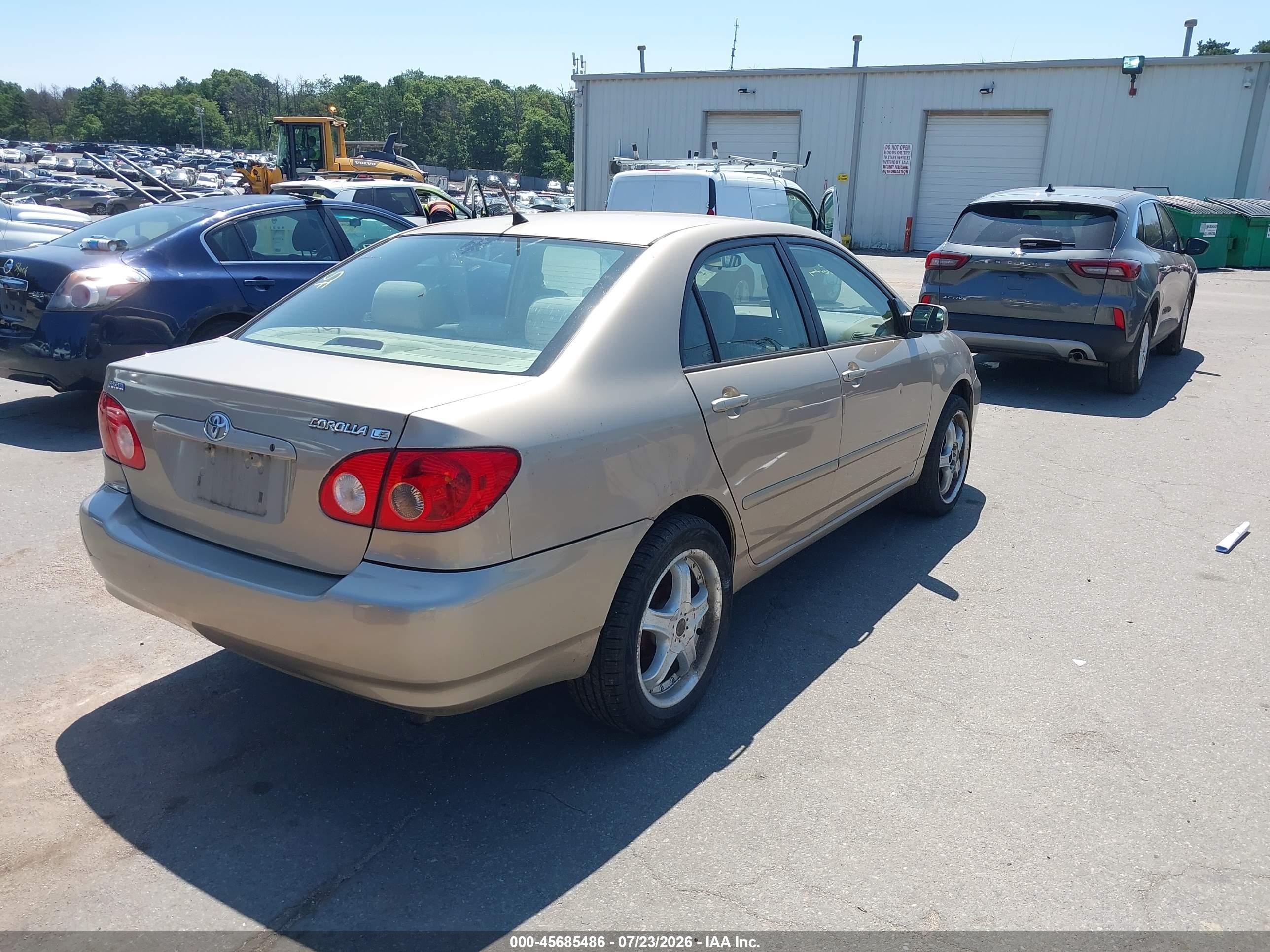 2005 Toyota Corolla Le Beige vin: 2T1BR30EX5C500353