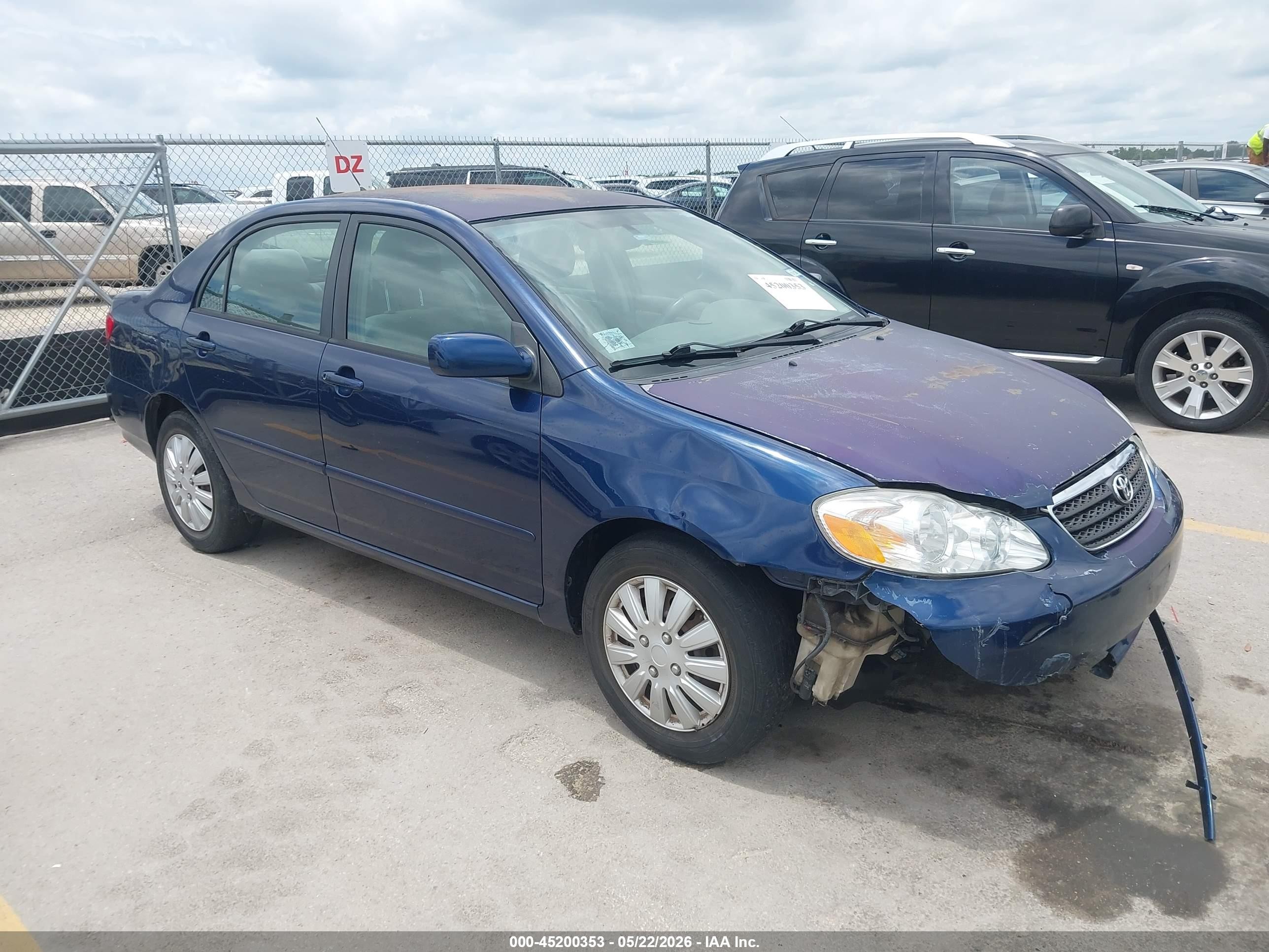 2006 Toyota Corolla Le Blue vin: 2T1BR30EX6C600101