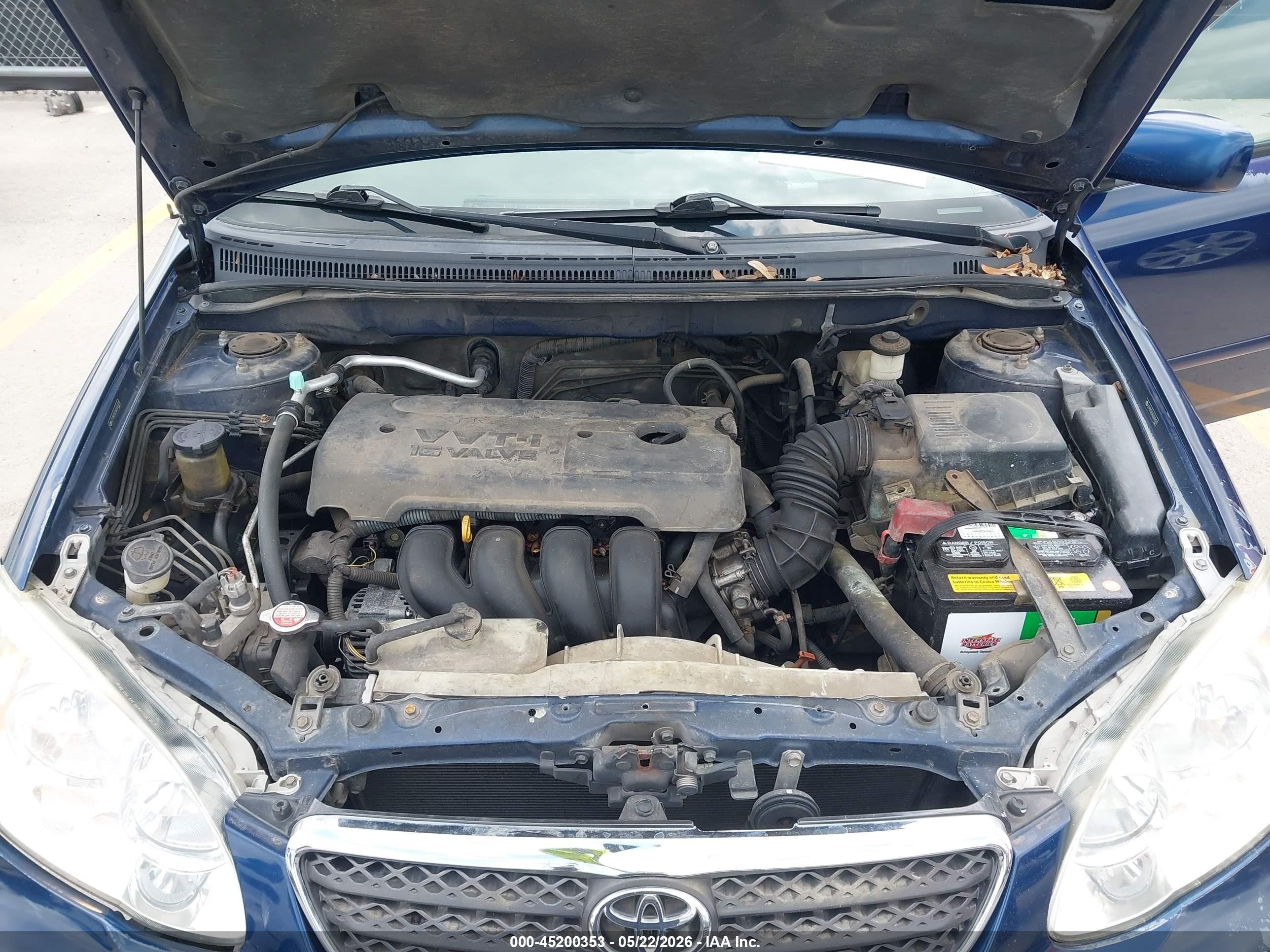 2006 Toyota Corolla Le Blue vin: 2T1BR30EX6C600101