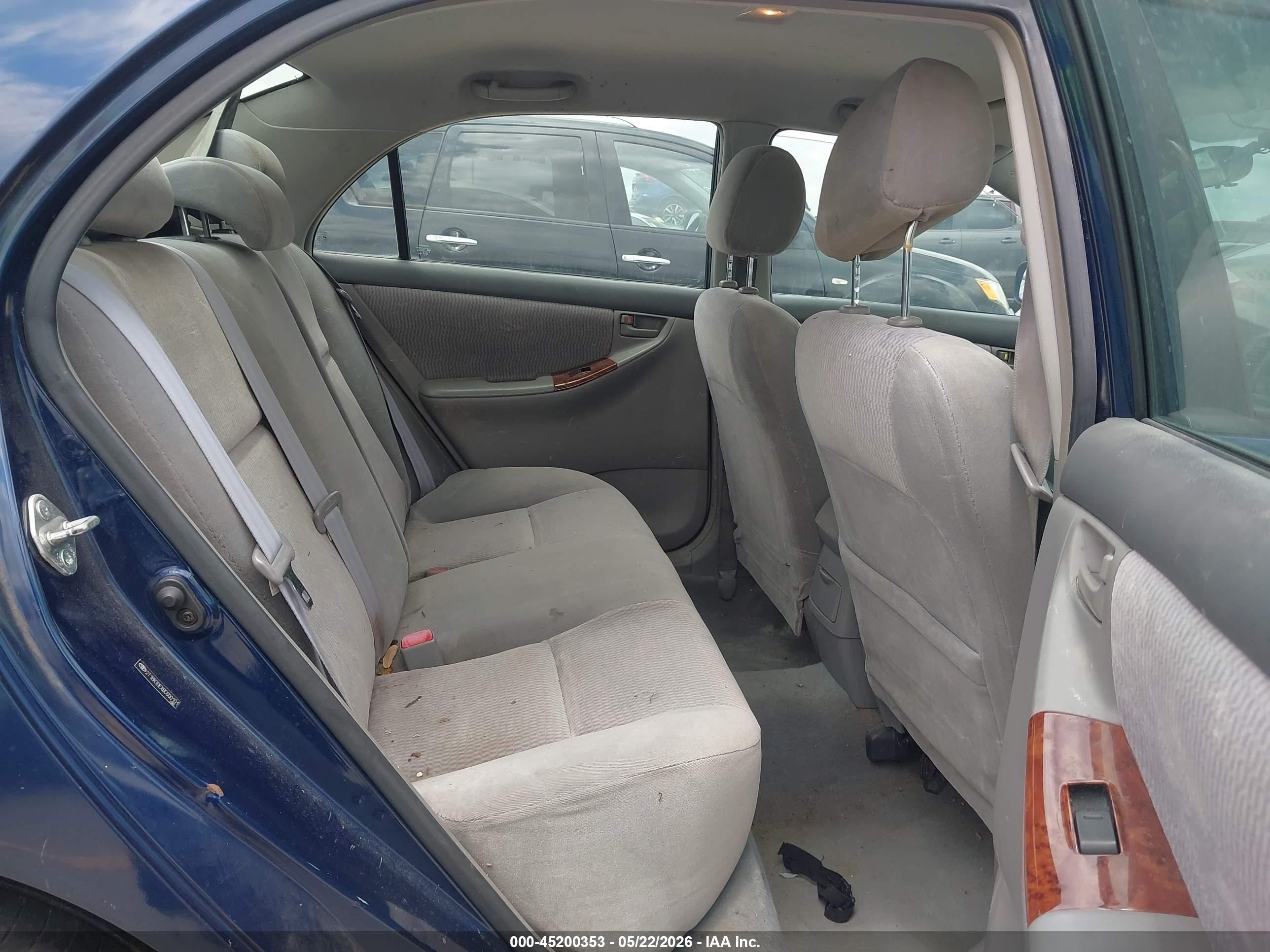 2006 Toyota Corolla Le Blue vin: 2T1BR30EX6C600101