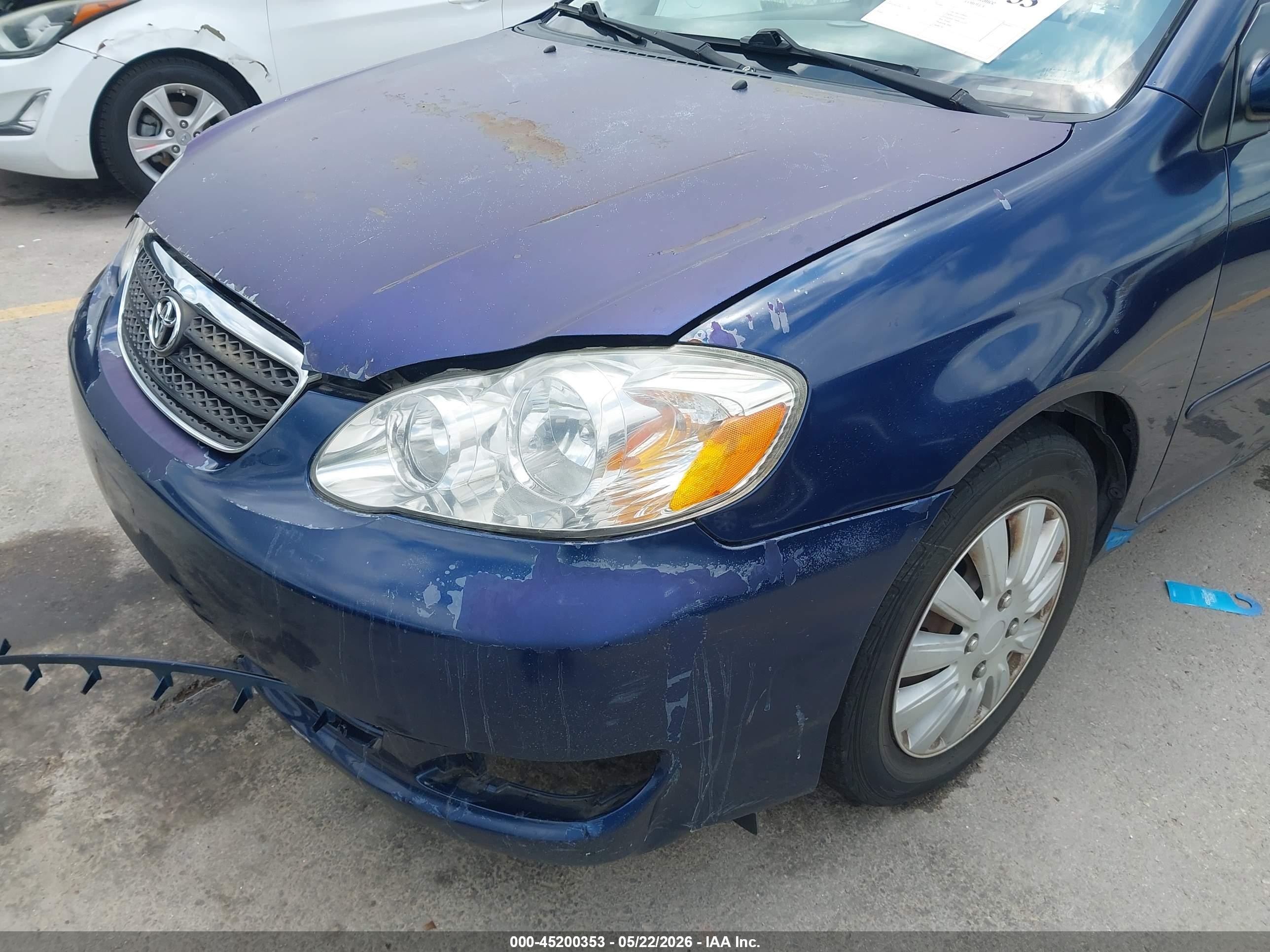 2006 Toyota Corolla Le Blue vin: 2T1BR30EX6C600101