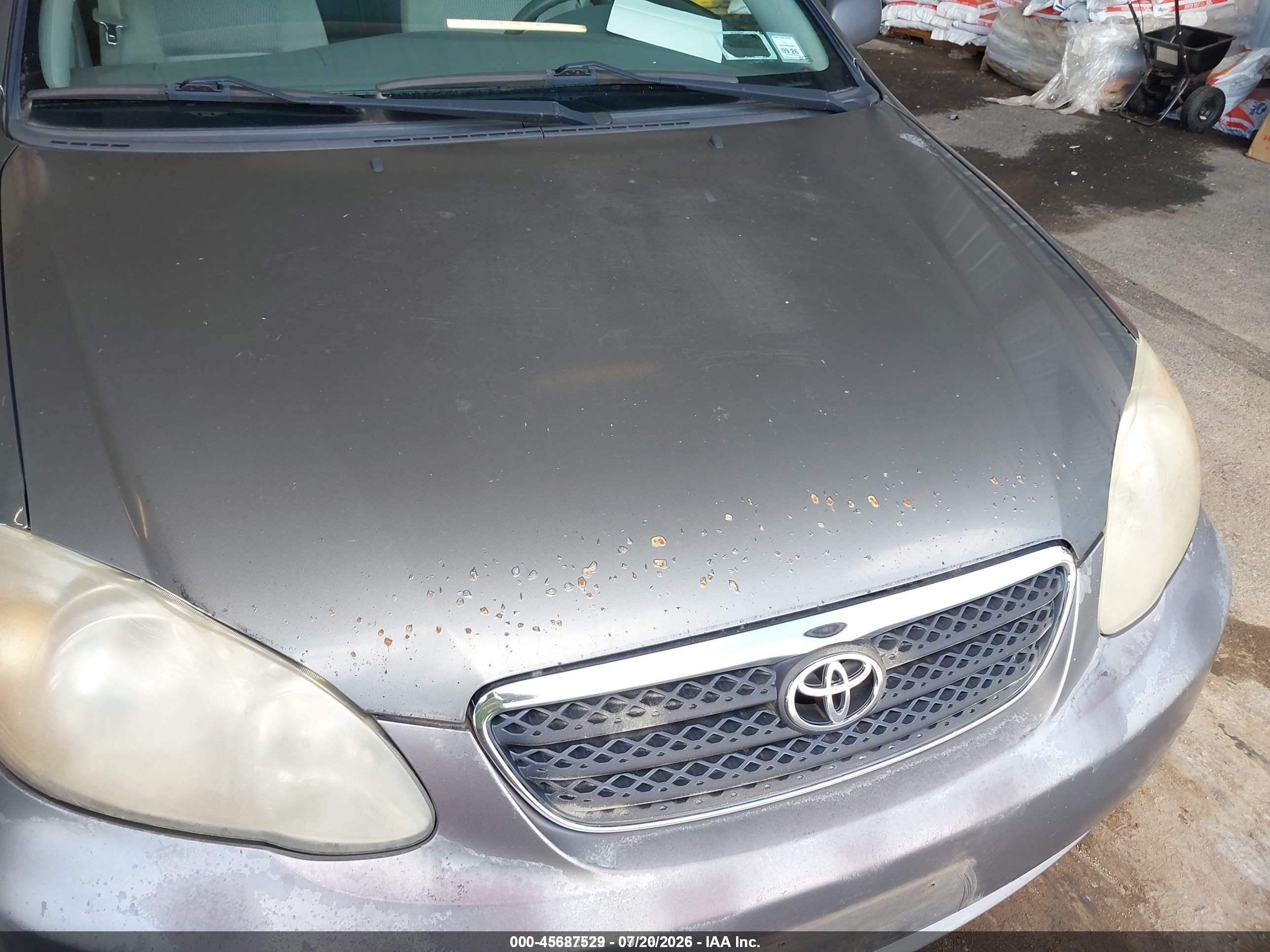 2006 Toyota Corolla Le Gold vin: 2T1BR30EX6C620431