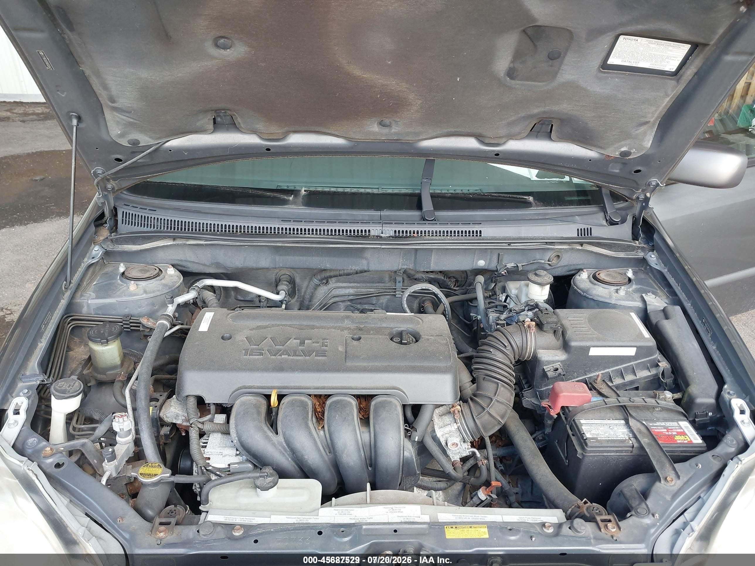 2006 Toyota Corolla Le Gold vin: 2T1BR30EX6C620431
