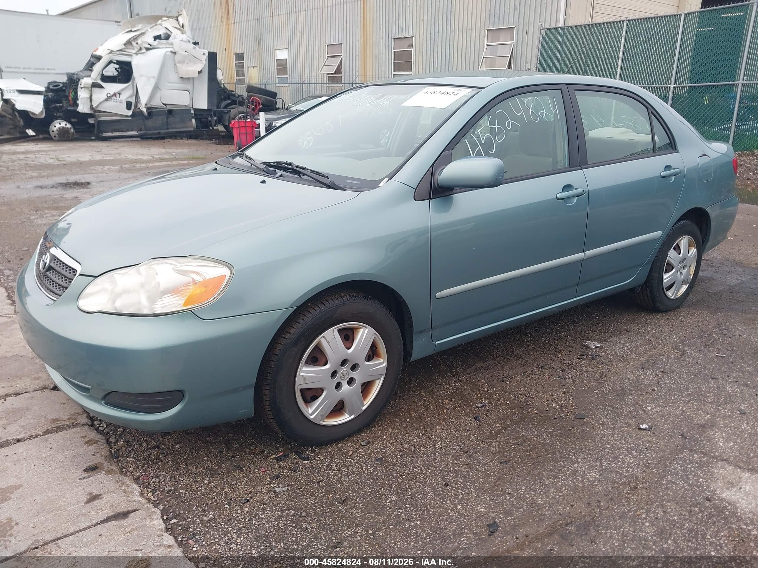 2006 Toyota Corolla Le Light Blue vin: 2T1BR30EX6C632434