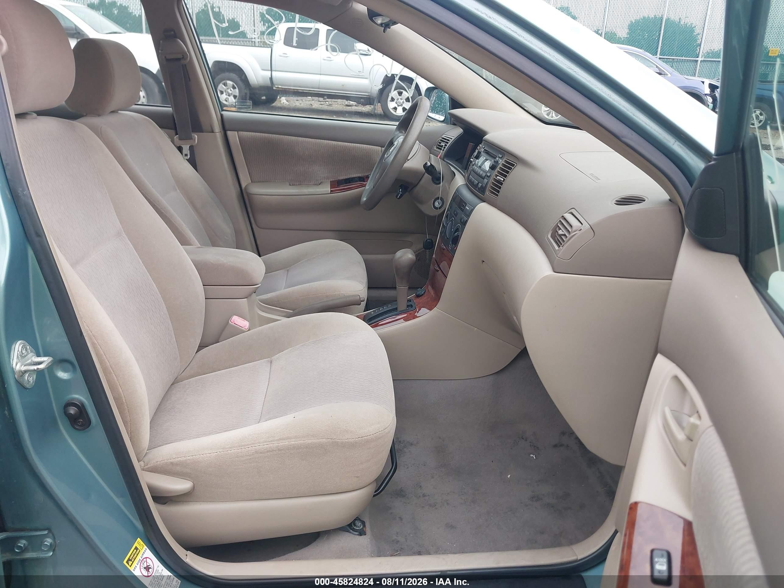 2006 Toyota Corolla Le Light Blue vin: 2T1BR30EX6C632434