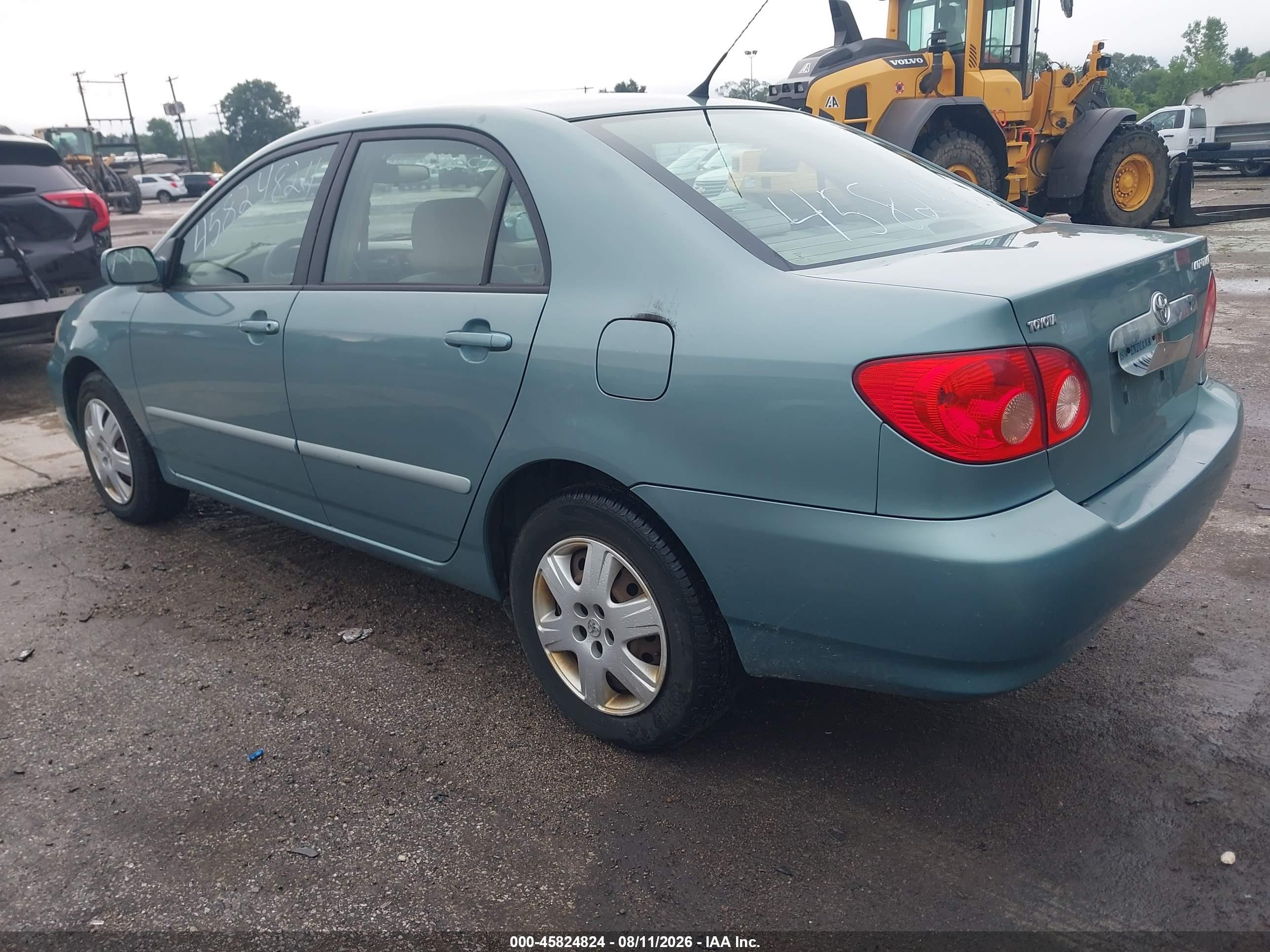 2006 Toyota Corolla Le Light Blue vin: 2T1BR30EX6C632434