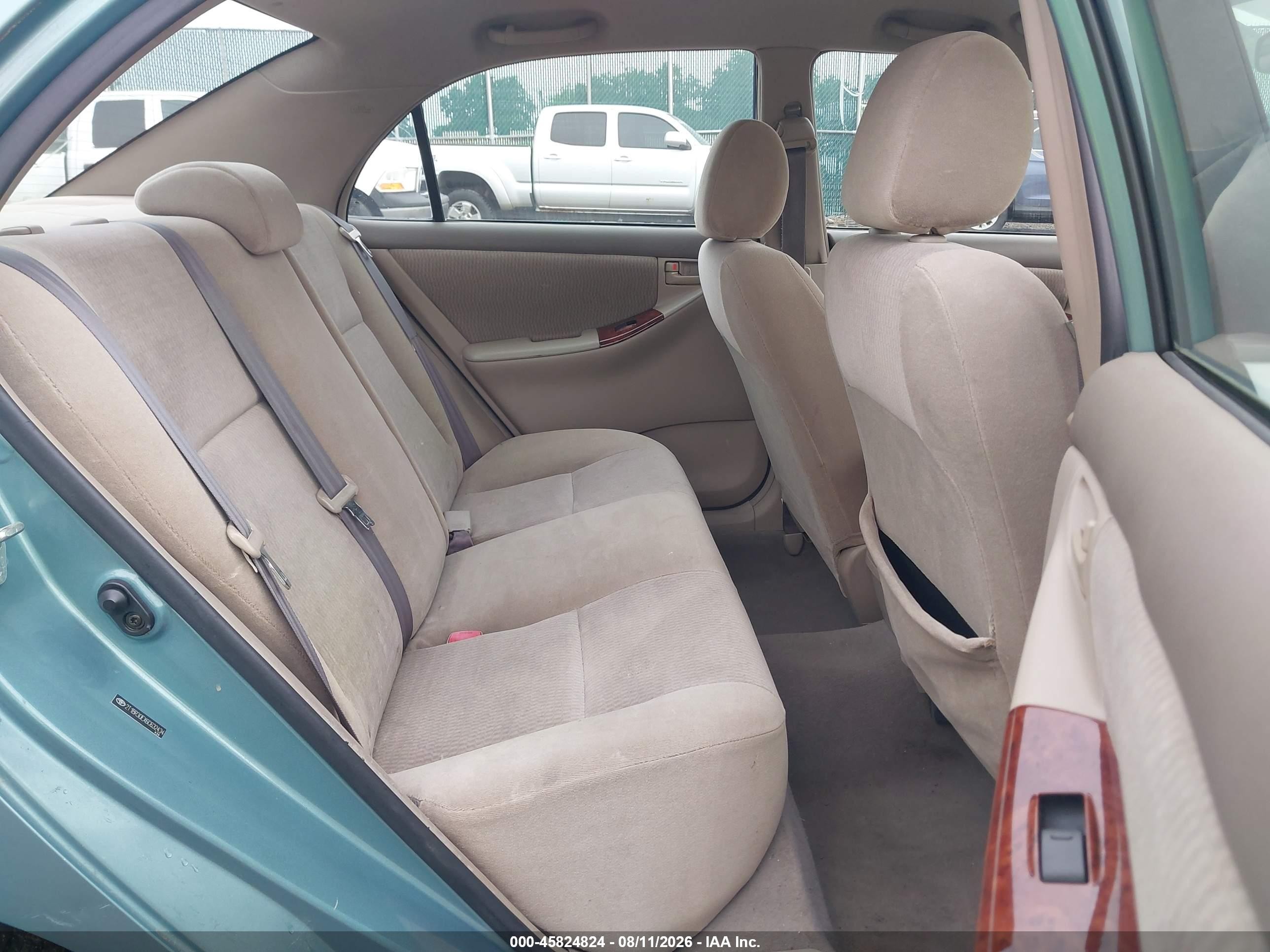 2006 Toyota Corolla Le Light Blue vin: 2T1BR30EX6C632434