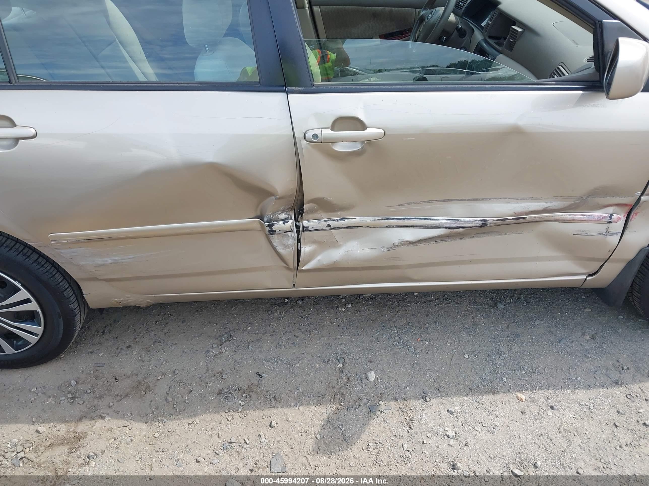 2007 Toyota Corolla Le Золотой vin: 2T1BR30EX7C720823