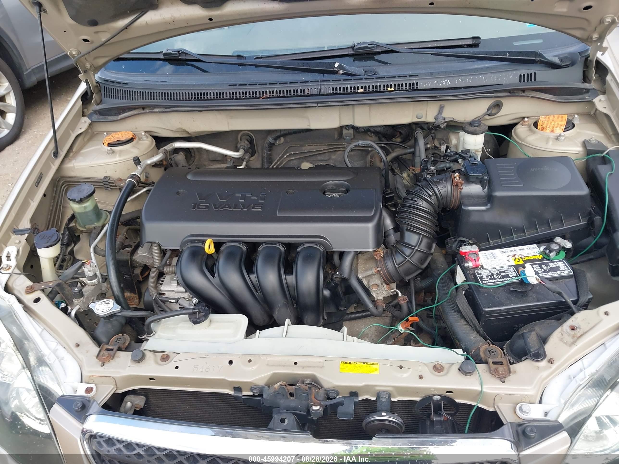 2007 Toyota Corolla Le Золотой vin: 2T1BR30EX7C720823