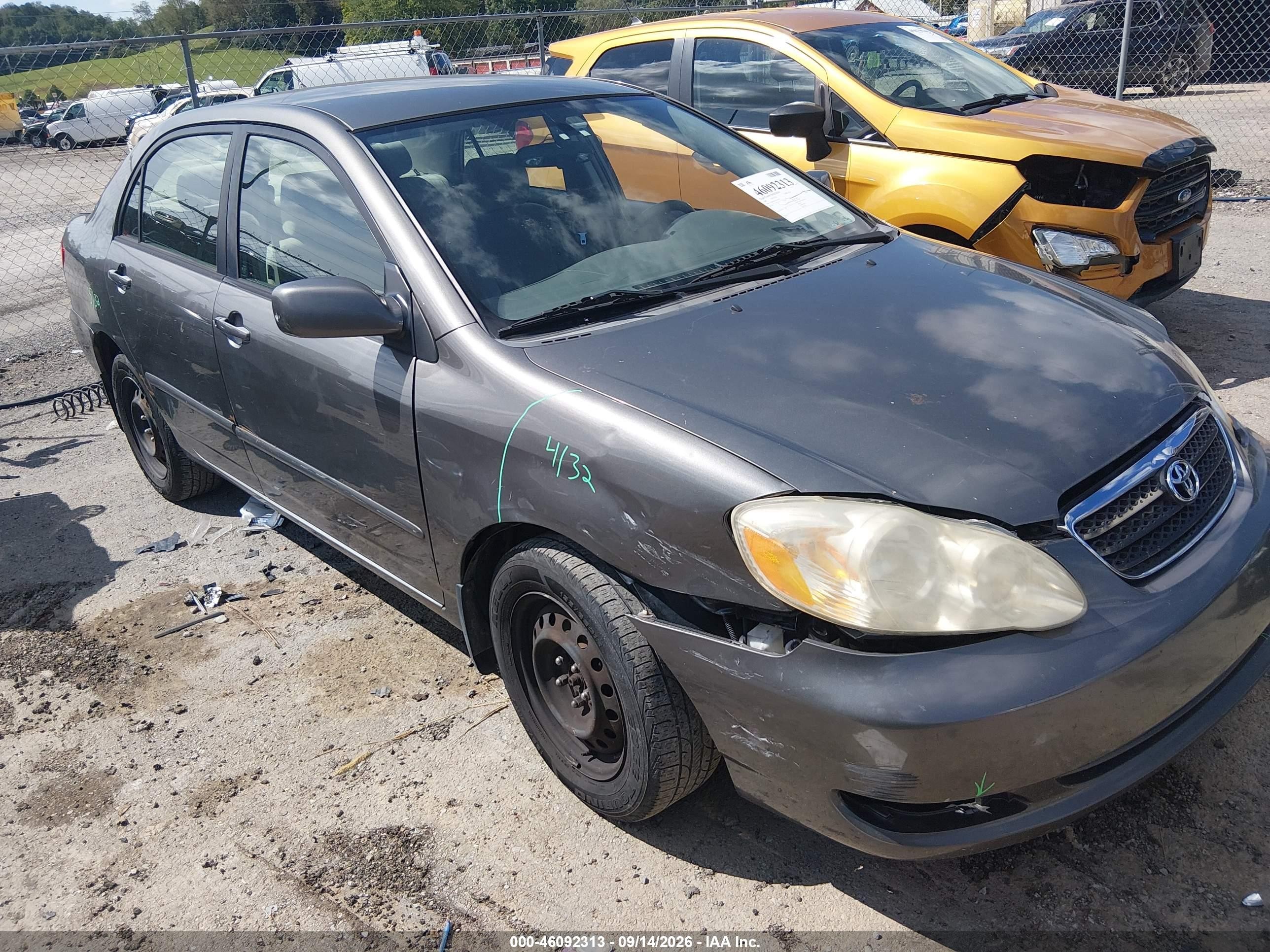 2007 Toyota Corolla Le Gray vin: 2T1BR30EX7C761954