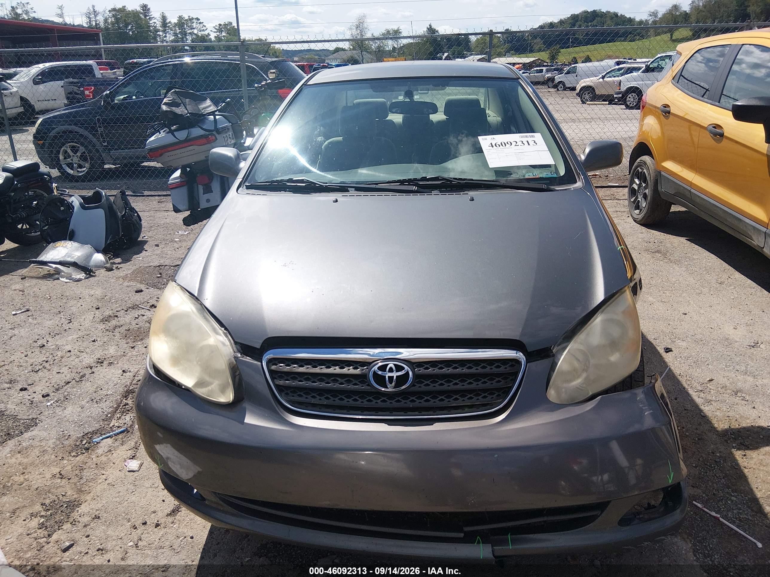 2007 Toyota Corolla Le Gray vin: 2T1BR30EX7C761954