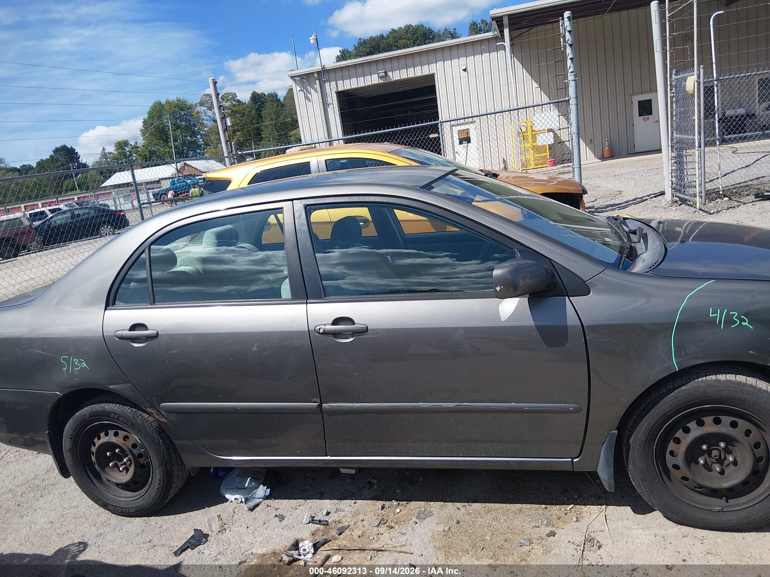 2007 Toyota Corolla Le Gray vin: 2T1BR30EX7C761954