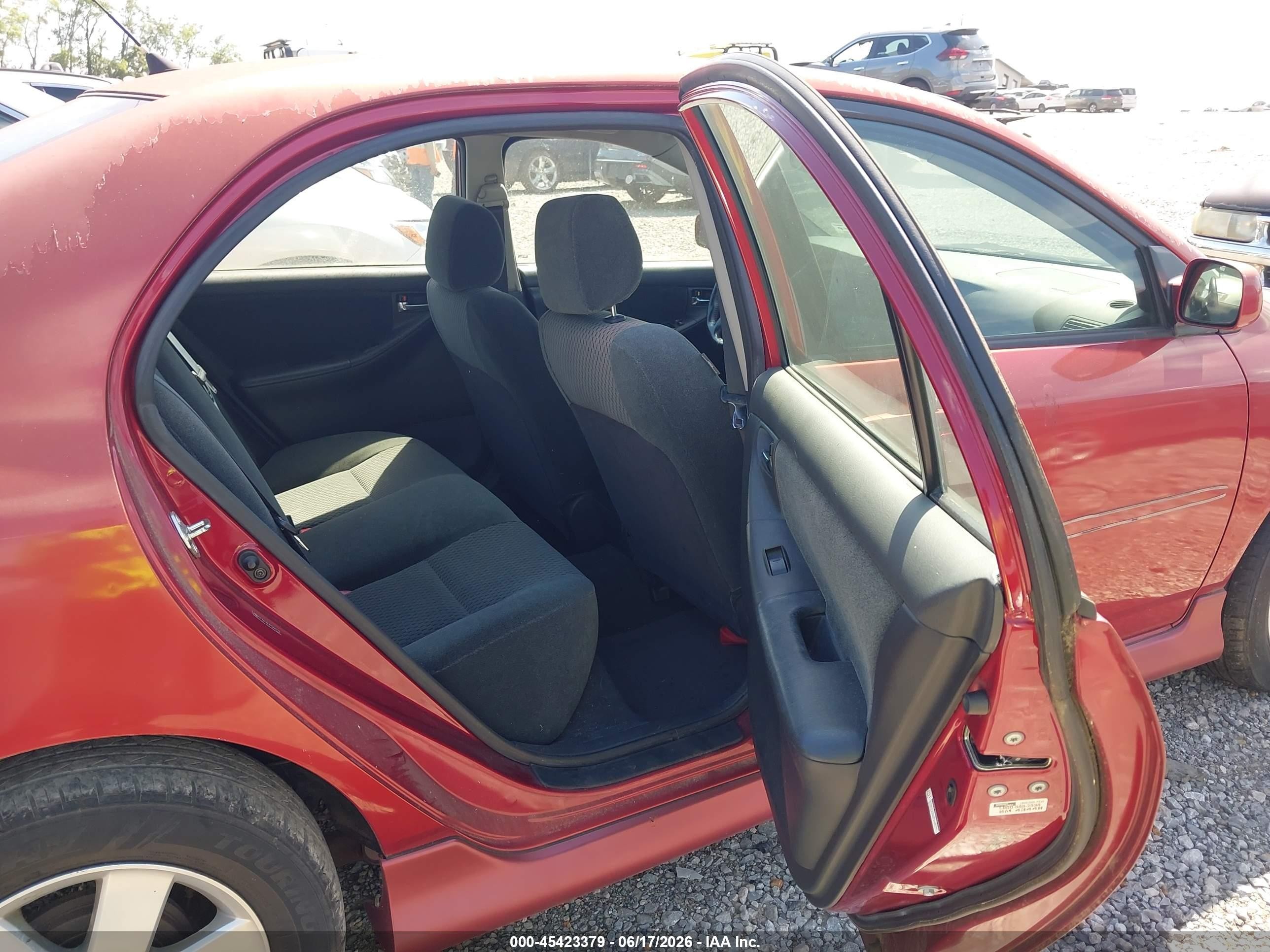 2007 Toyota Corolla S Red vin: 2T1BR30EX7C825779
