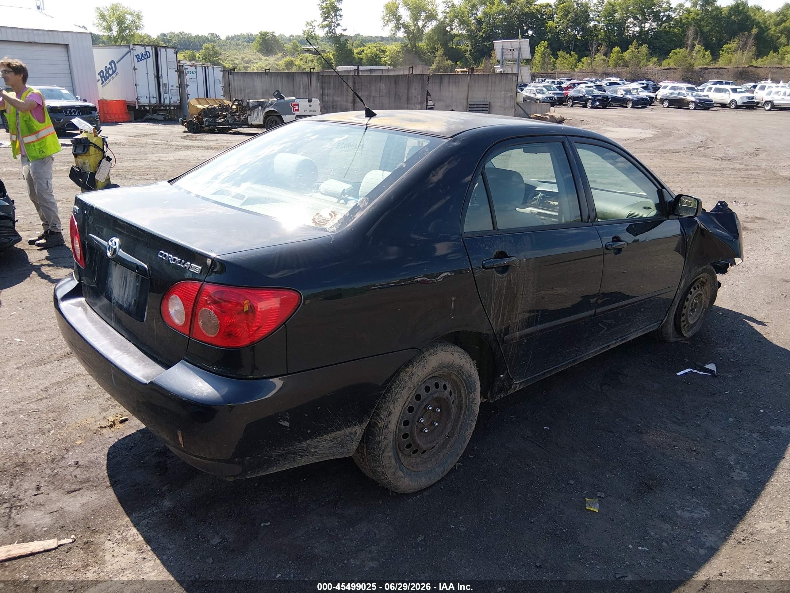 2008 Toyota Corolla Le Beige vin: 2T1BR30EX8C891377