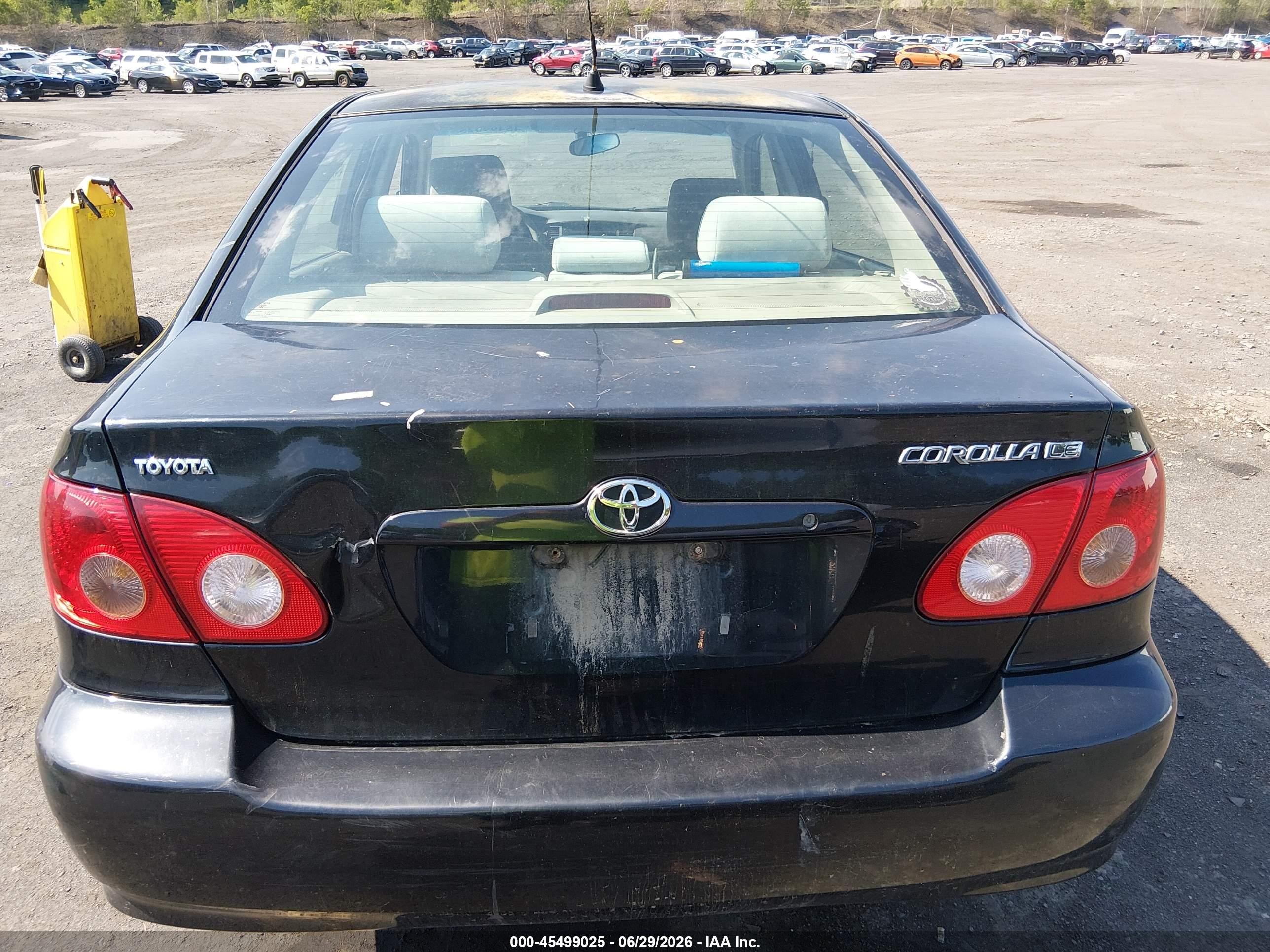 2008 Toyota Corolla Le Beige vin: 2T1BR30EX8C891377