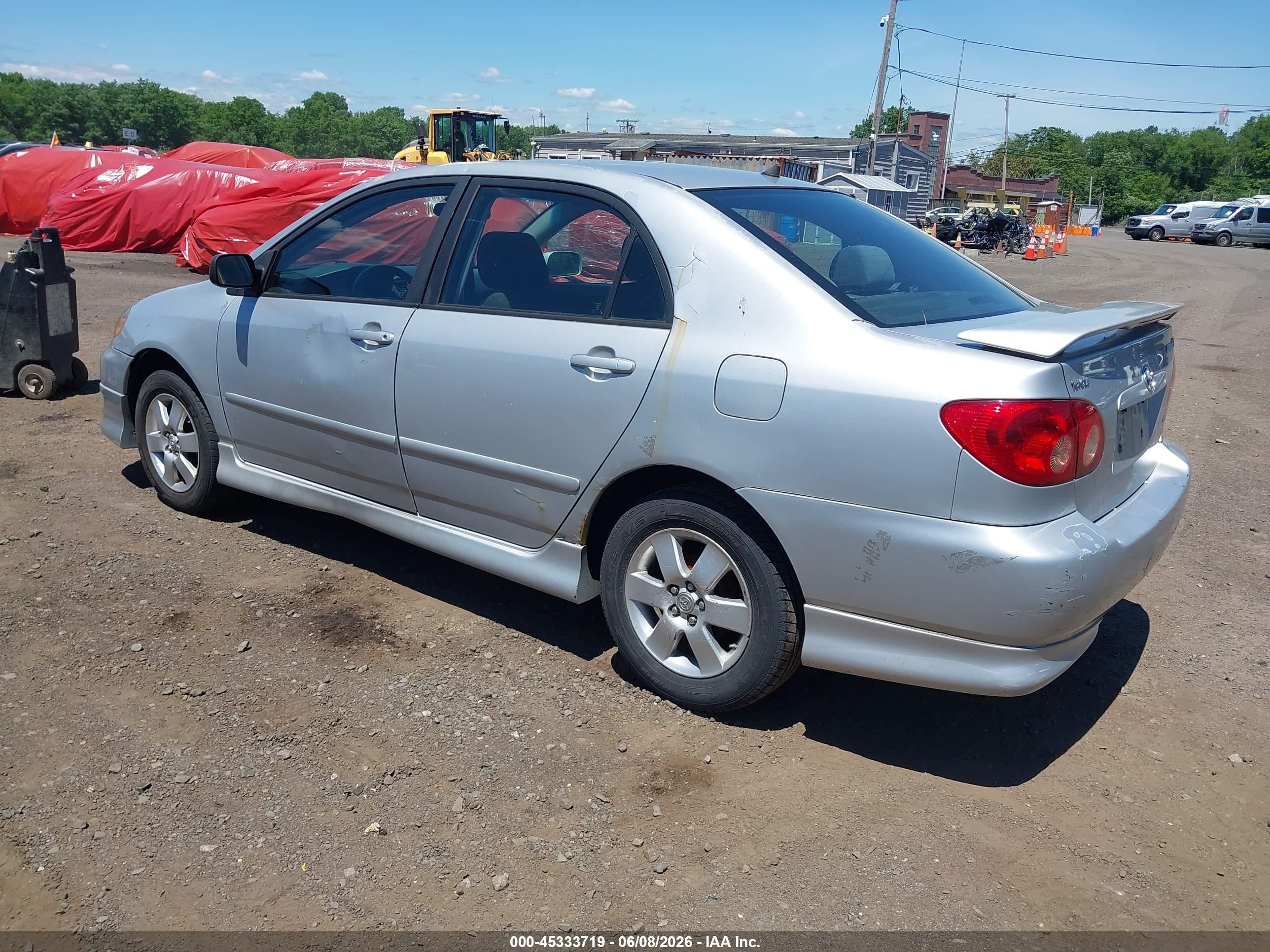2008 Toyota Corolla S Silver vin: 2T1BR30EX8C895445