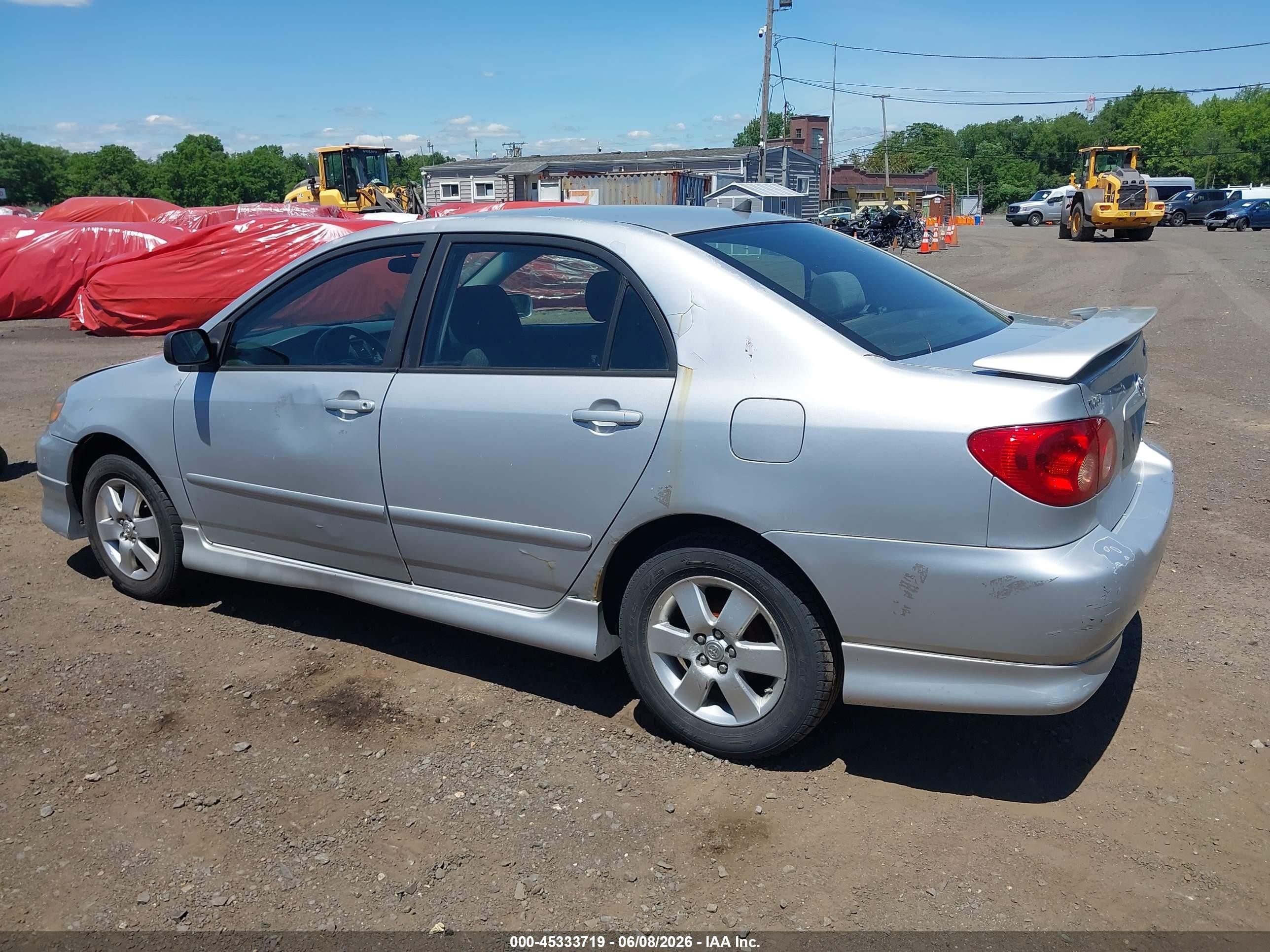 2008 Toyota Corolla S Silver vin: 2T1BR30EX8C895445