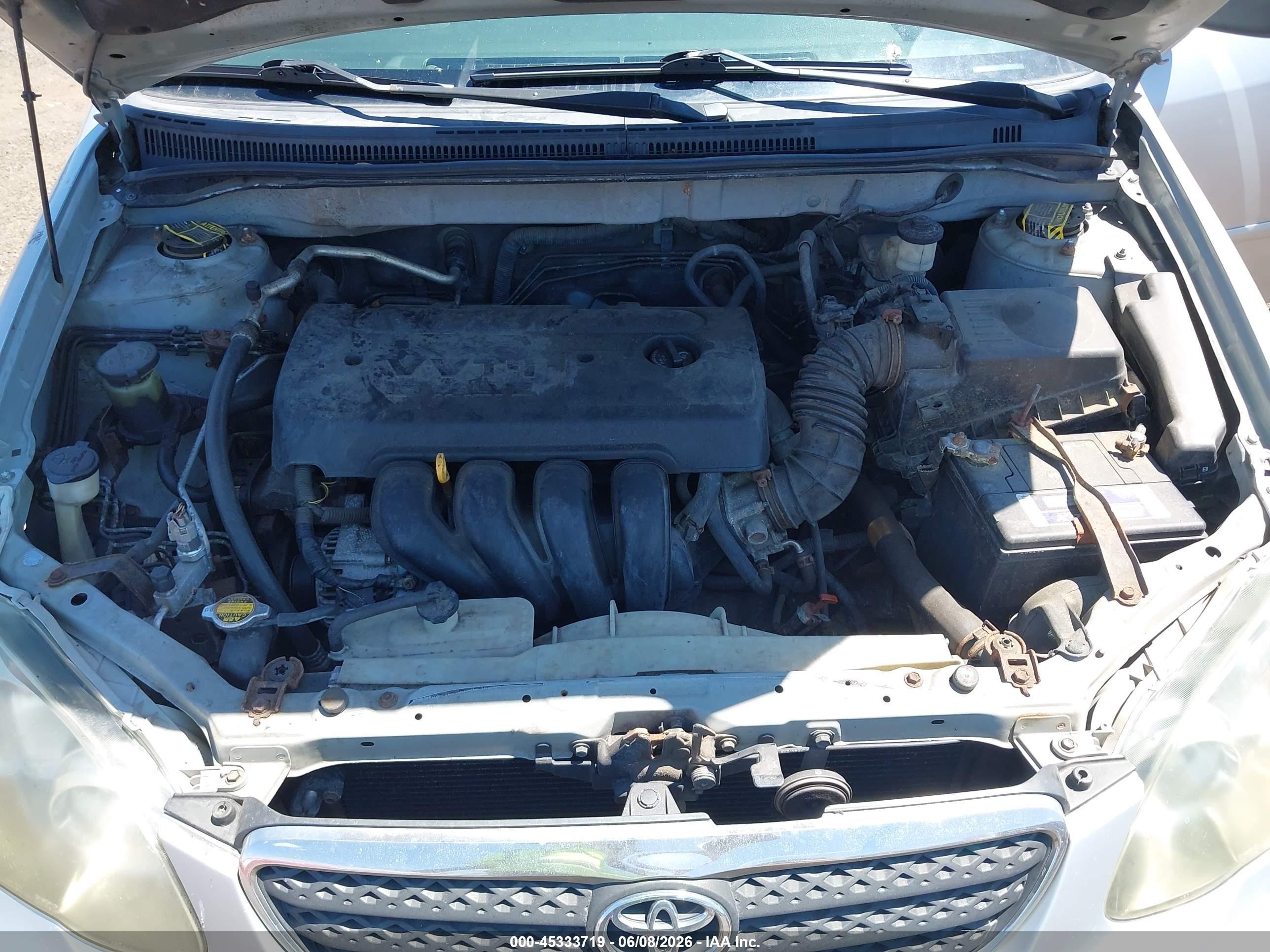 2008 Toyota Corolla S Silver vin: 2T1BR30EX8C895445