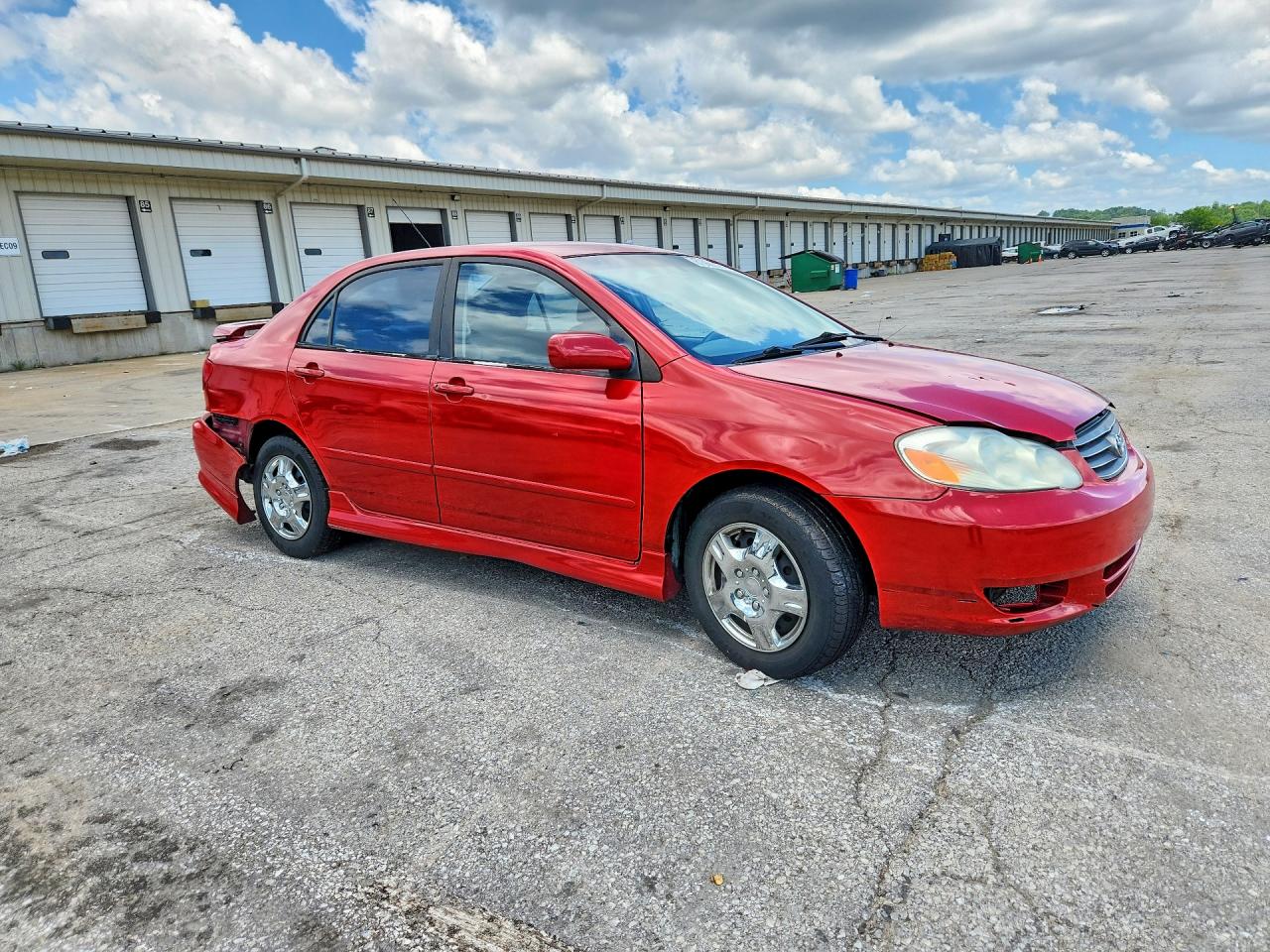2003 Toyota Corolla S Red vin: 2T1BR32E03C018081