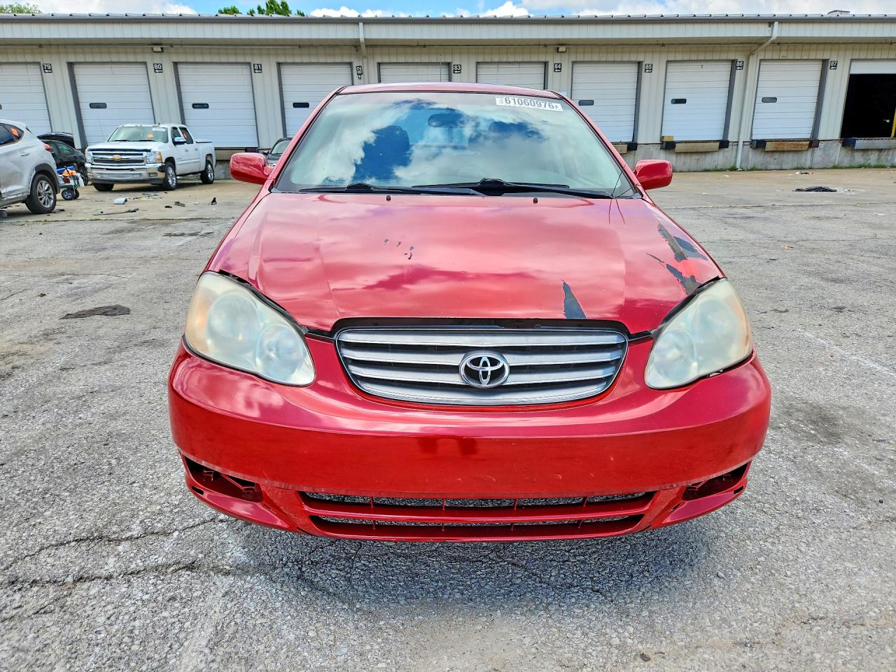 2003 Toyota Corolla S Red vin: 2T1BR32E03C018081