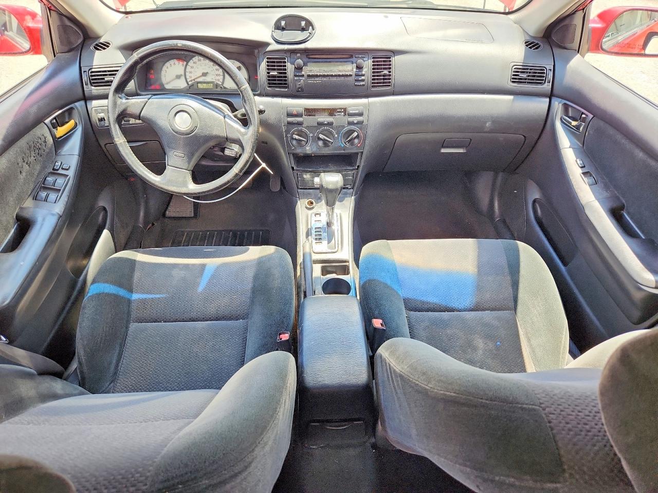 2003 Toyota Corolla S Red vin: 2T1BR32E03C018081